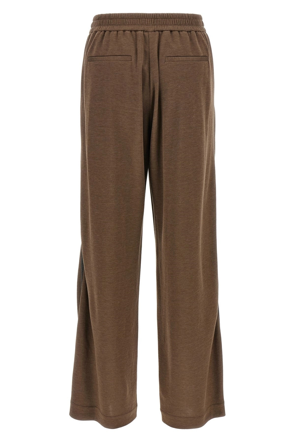 Brunello Cucinelli Women 'Shiny Trims' Joggers - 2