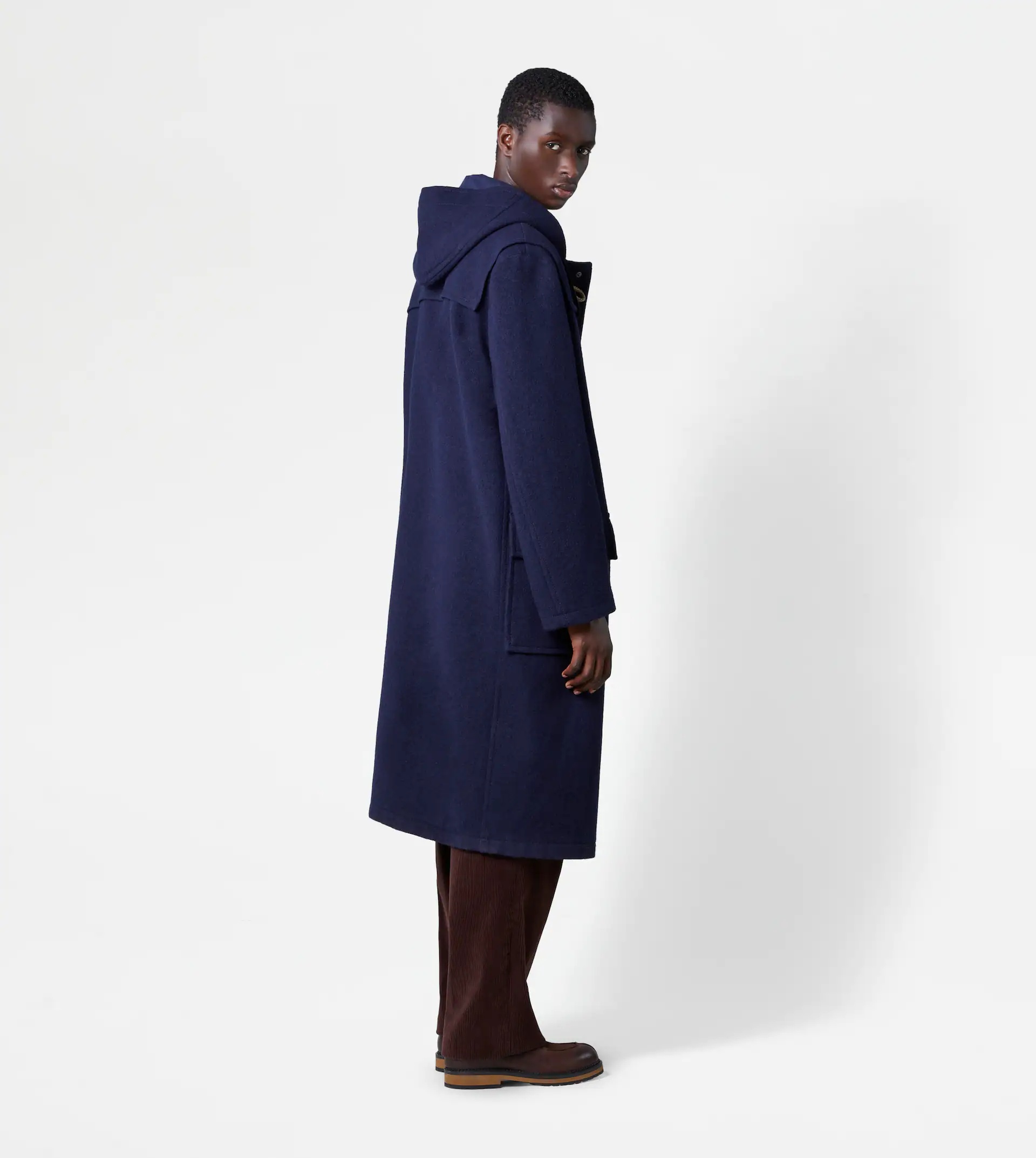 SHETLAND DUFFLE COAT - BLUE - 3