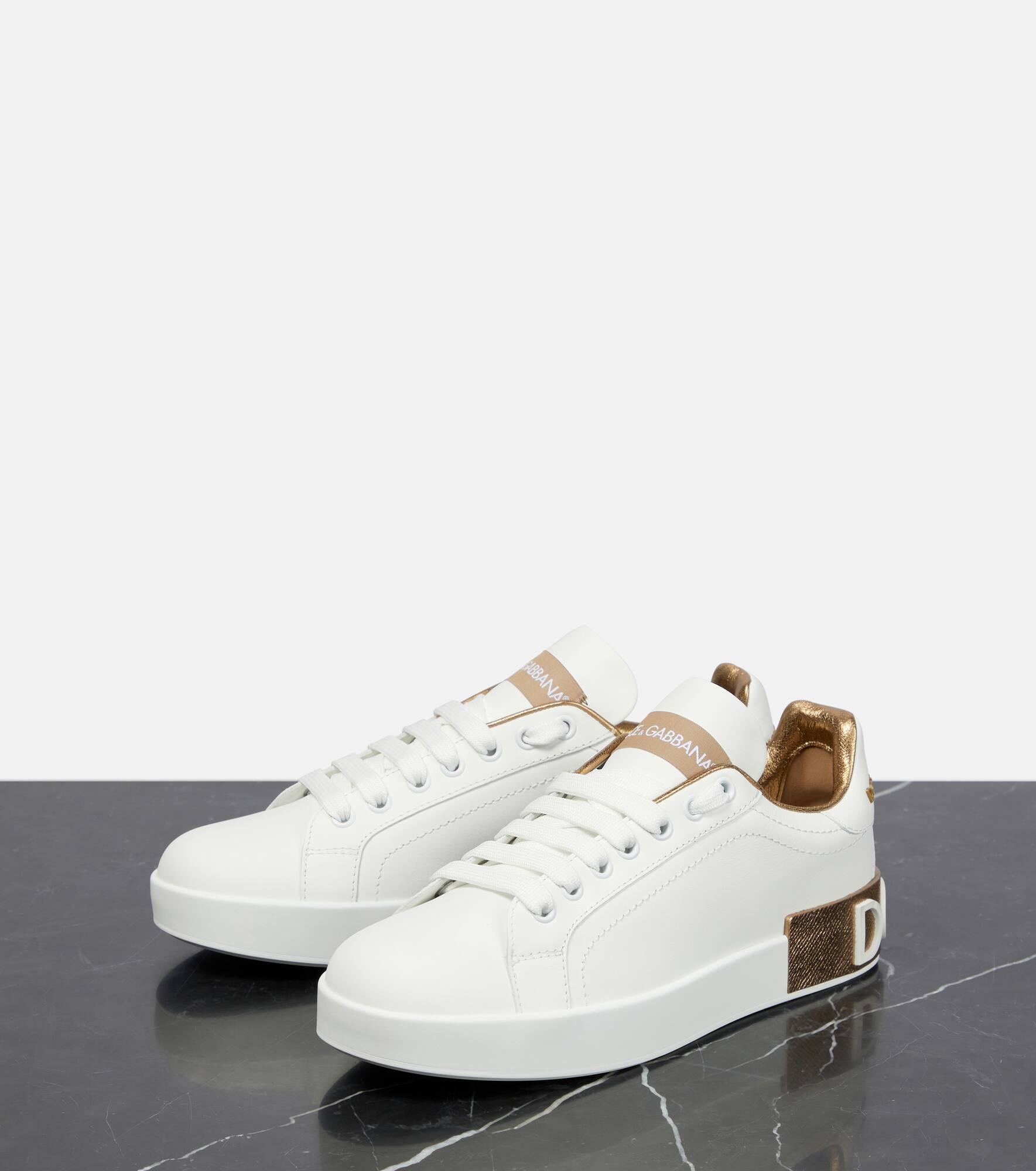 Portofino leather sneakers - 5