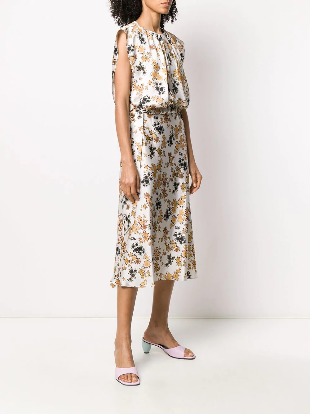 ditsy floral midi dress - 3