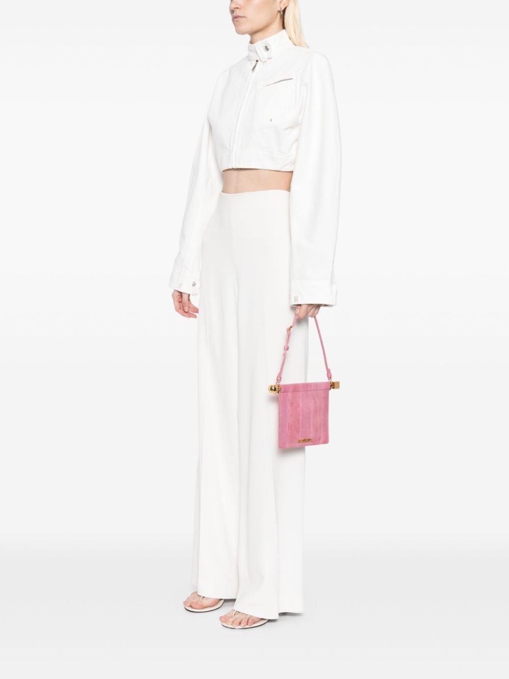 JACQUEMUS The Rond Carré mini bag | REVERSIBLE
