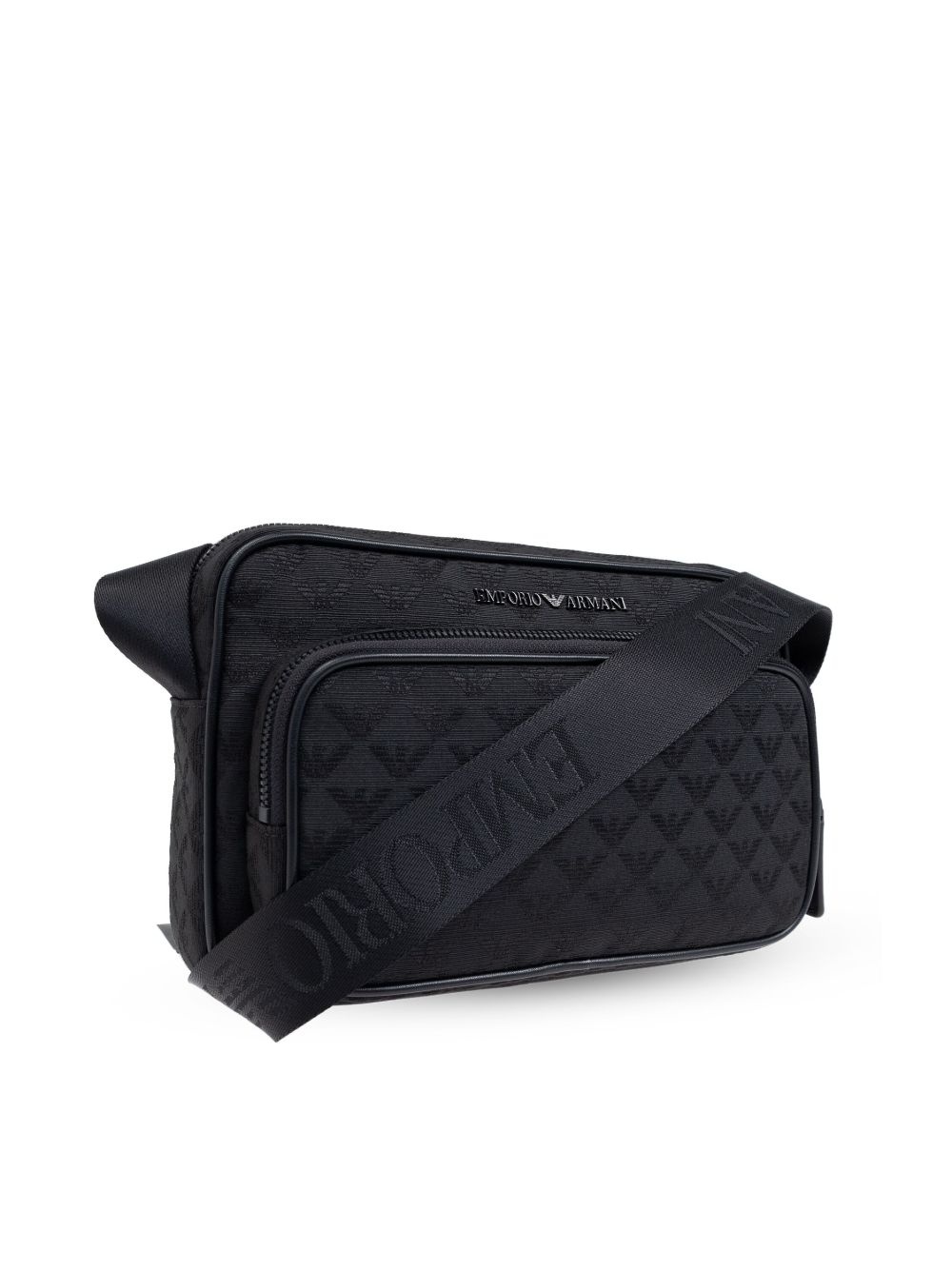 logo-jacquard shoulder bag - 4