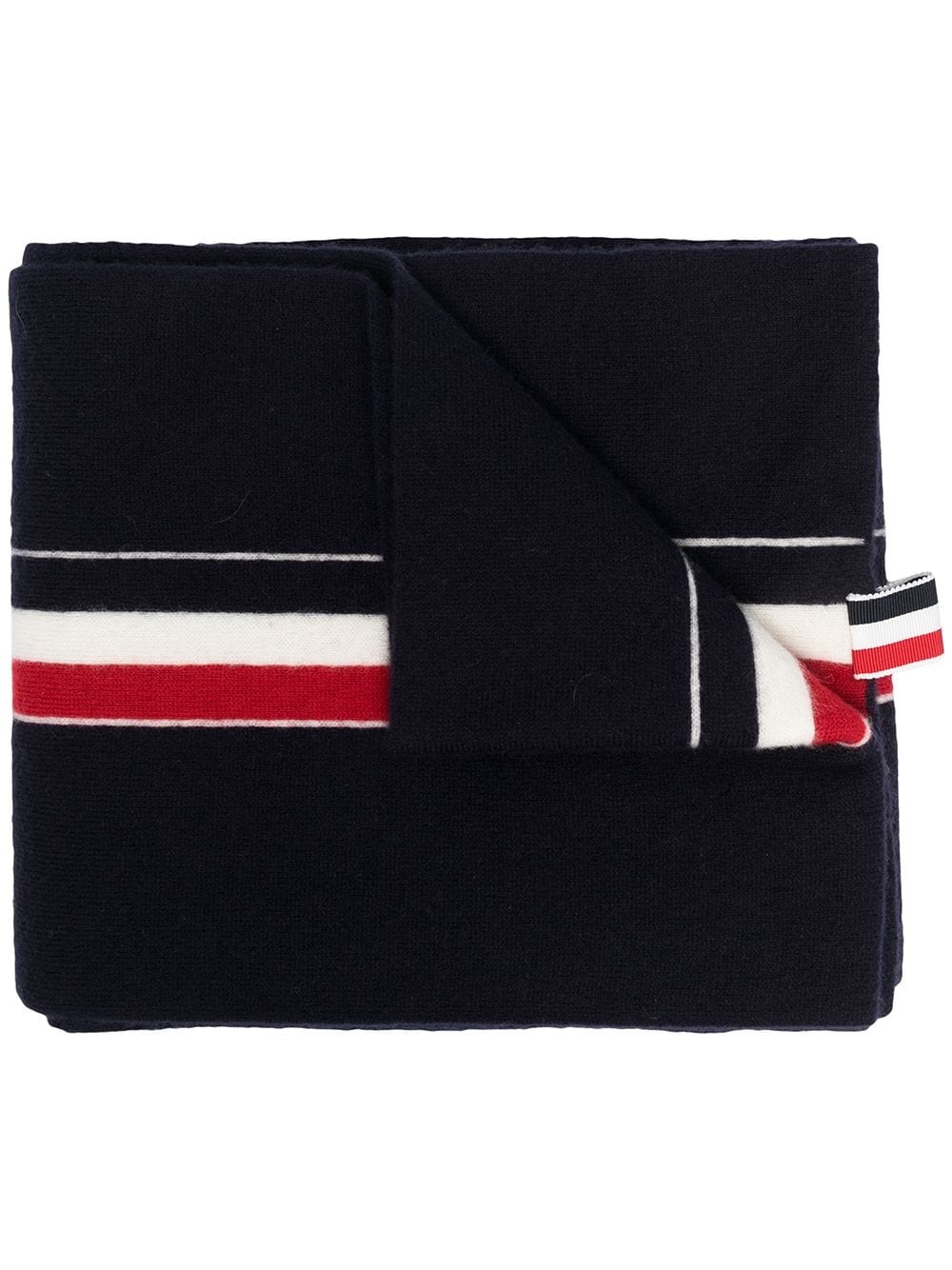 RWB tri-stripe ribbon scarf - 1