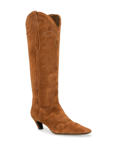 KHAITE The Dallas knee-high boots outlook