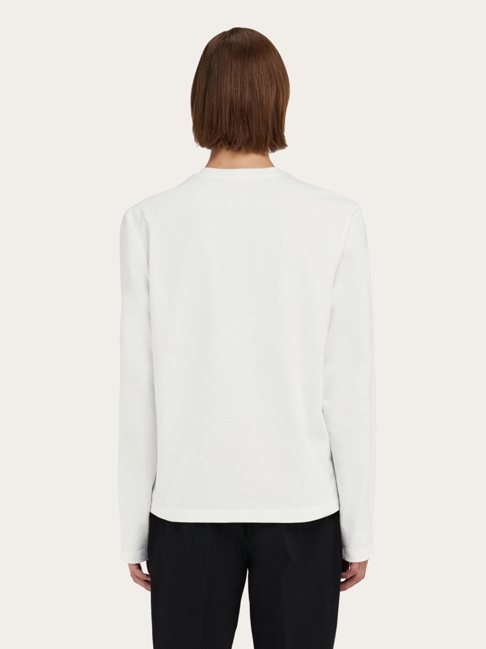Long sleeved T-shirt with embroidered logo - 3