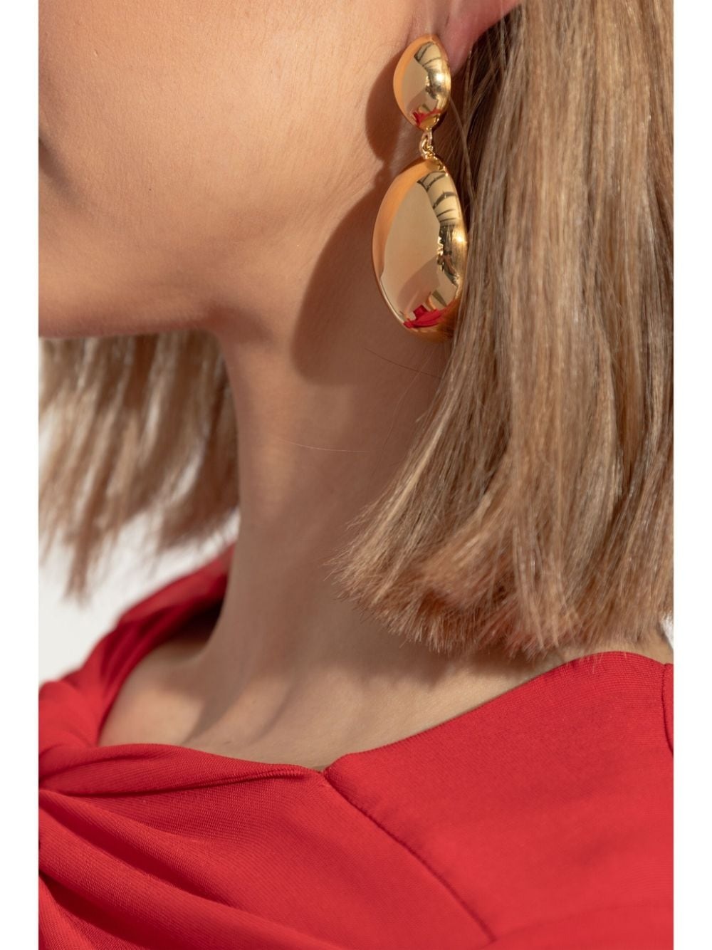 oversize pendant earrings - 2