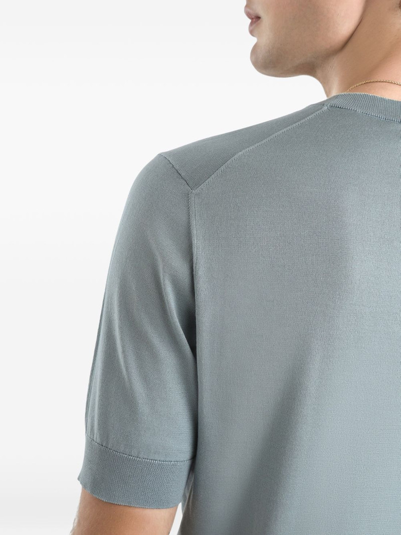 logo-embroidered T-shirt 5