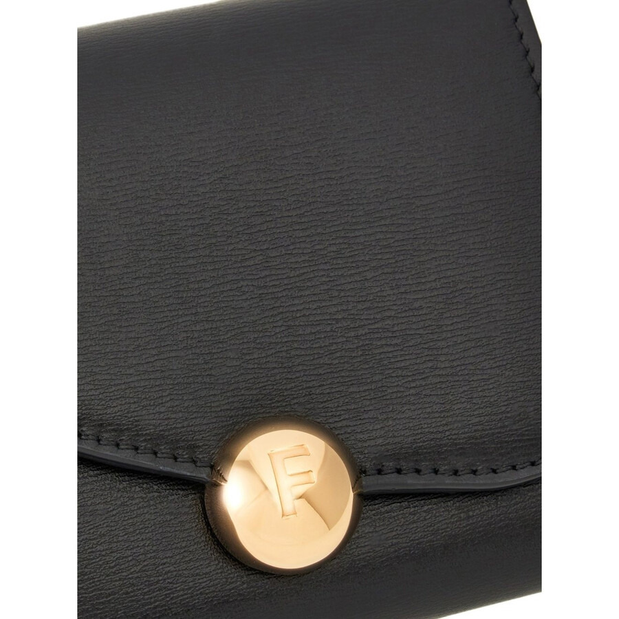 Open Box - Ferragamo Asymmetrical Flap Compact Wallet - 4