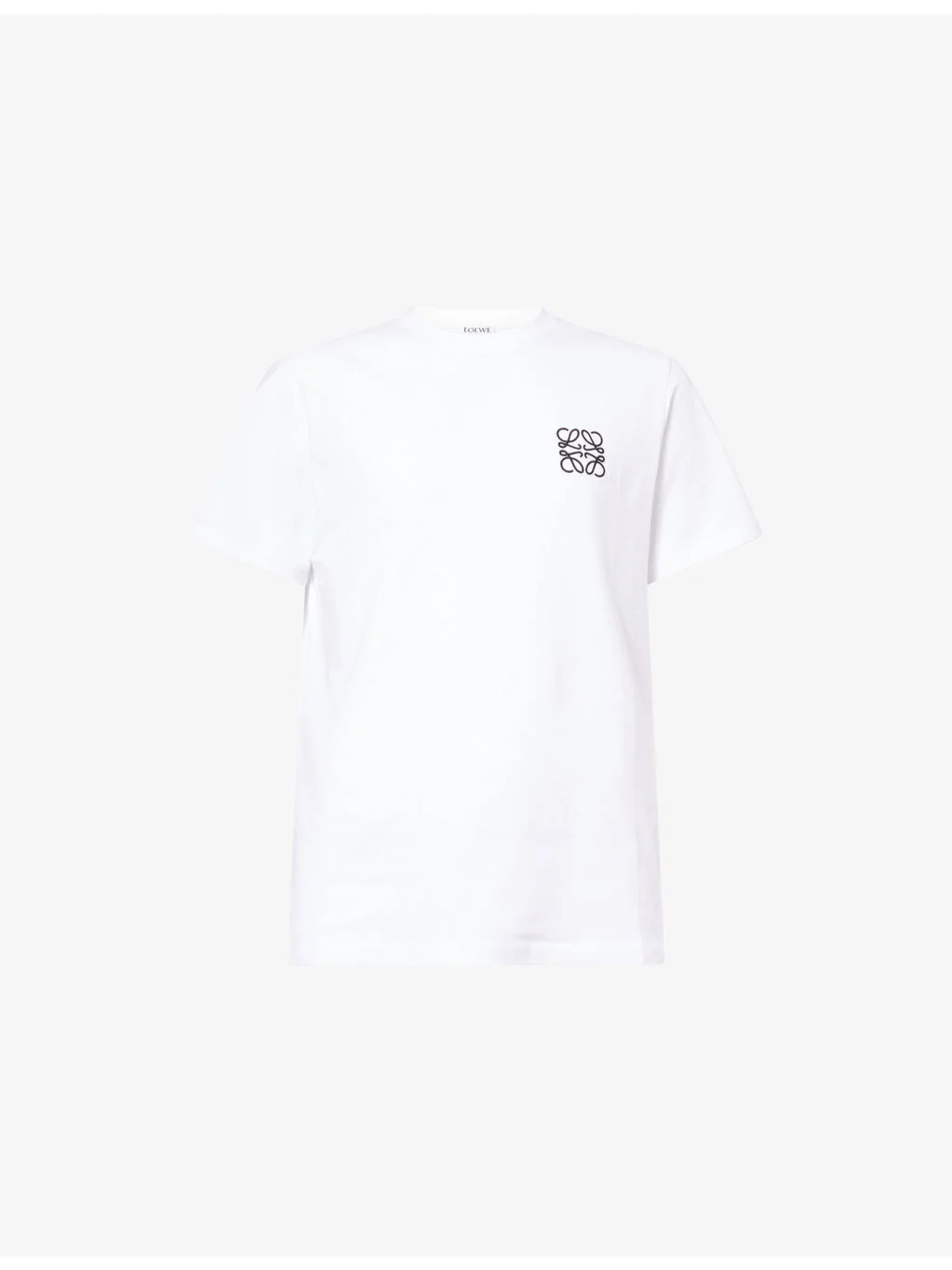 Anagram Crewneck Cotton-Jersey T-Shirt - 1