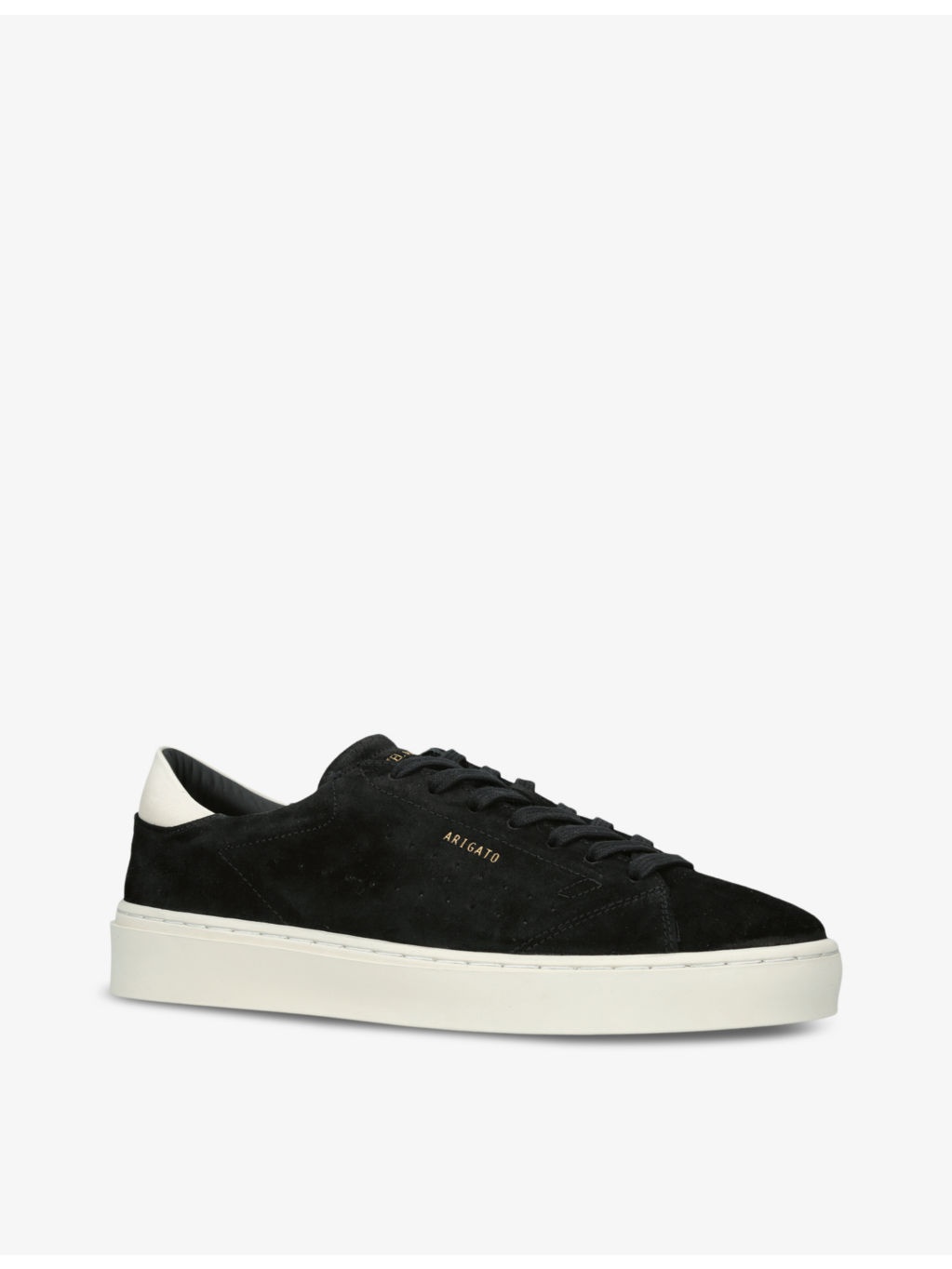 Court logo-embossed suede low-top trainers - 3