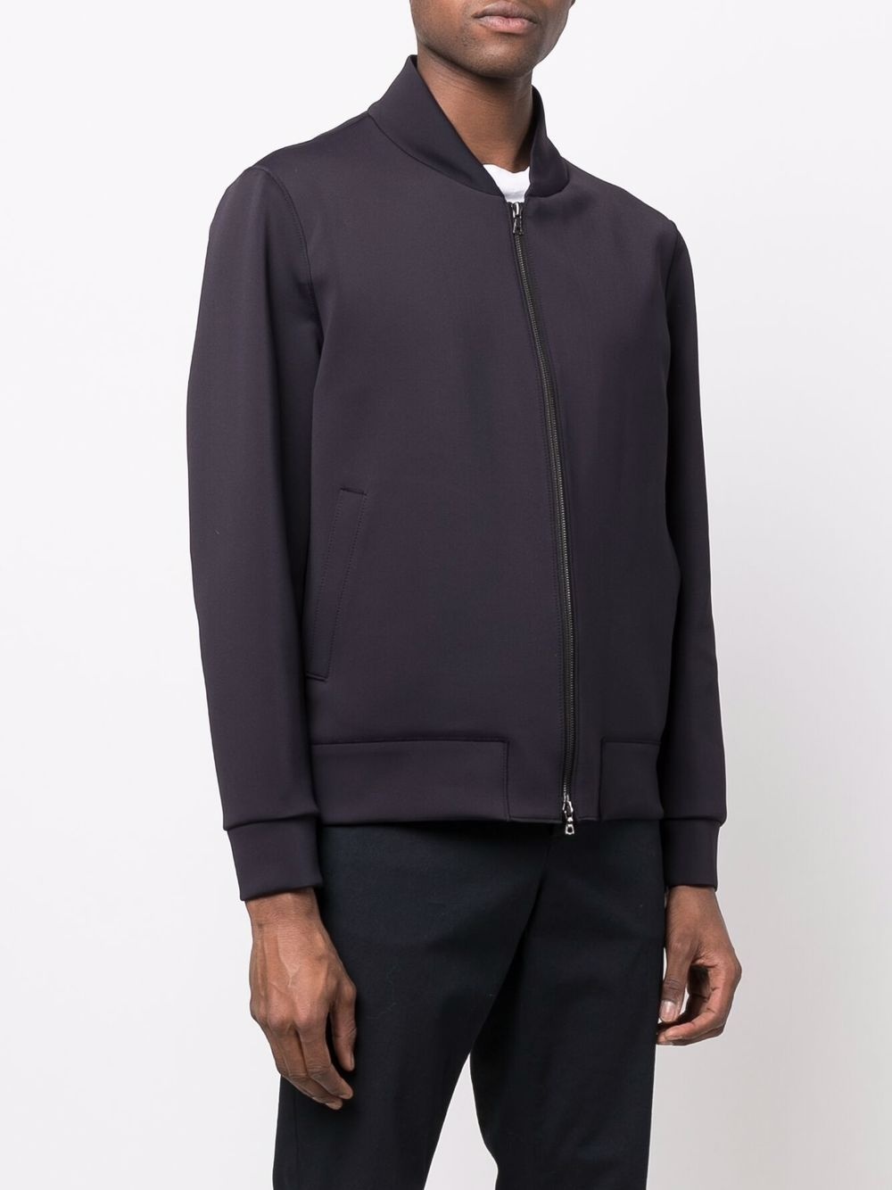 two-pocket zip-up bomber jacket - 3
