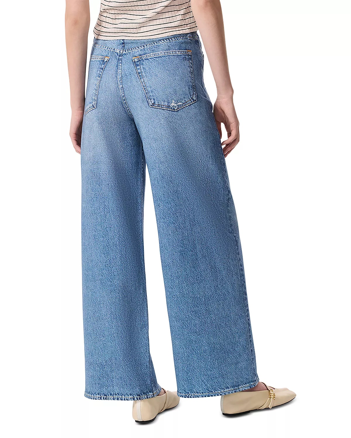 Miramar Sofie Cropped Cotton Terry Sweatpant Jeans in Minetta - 2