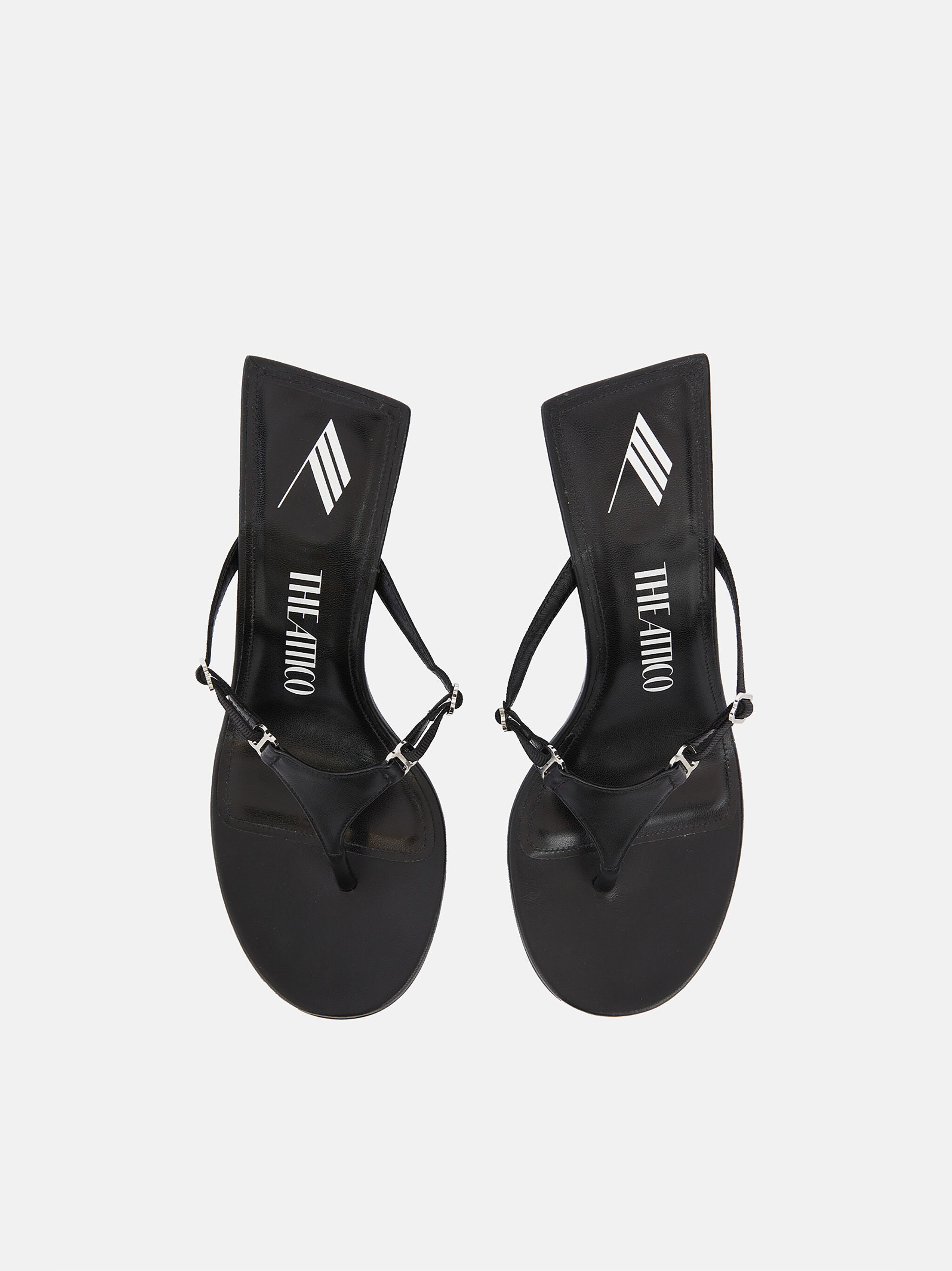 ''BES'' BLACK SANDAL - 4