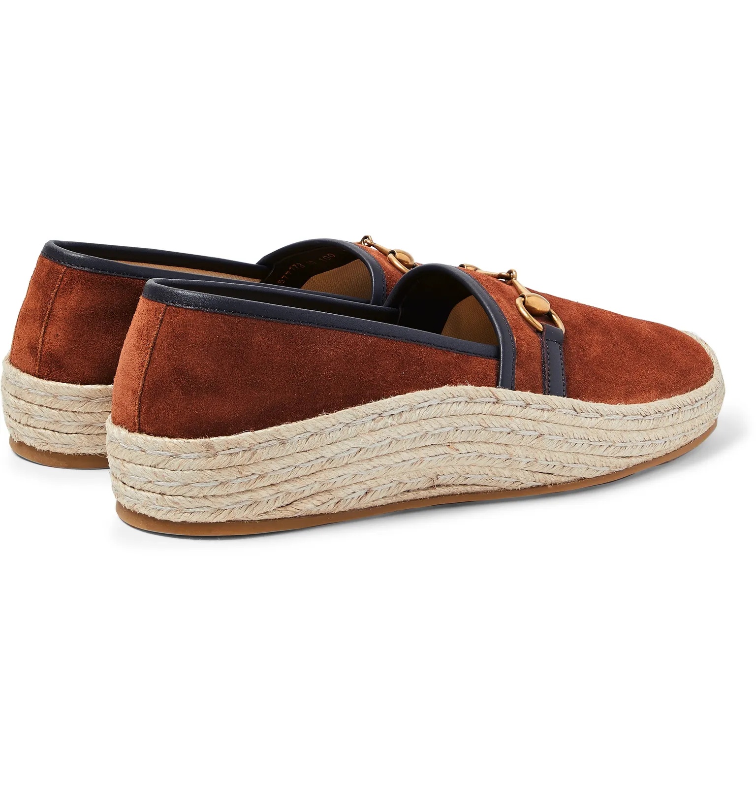 Matador Horsebit Leather-Trimmed Suede Espadrilles - 6