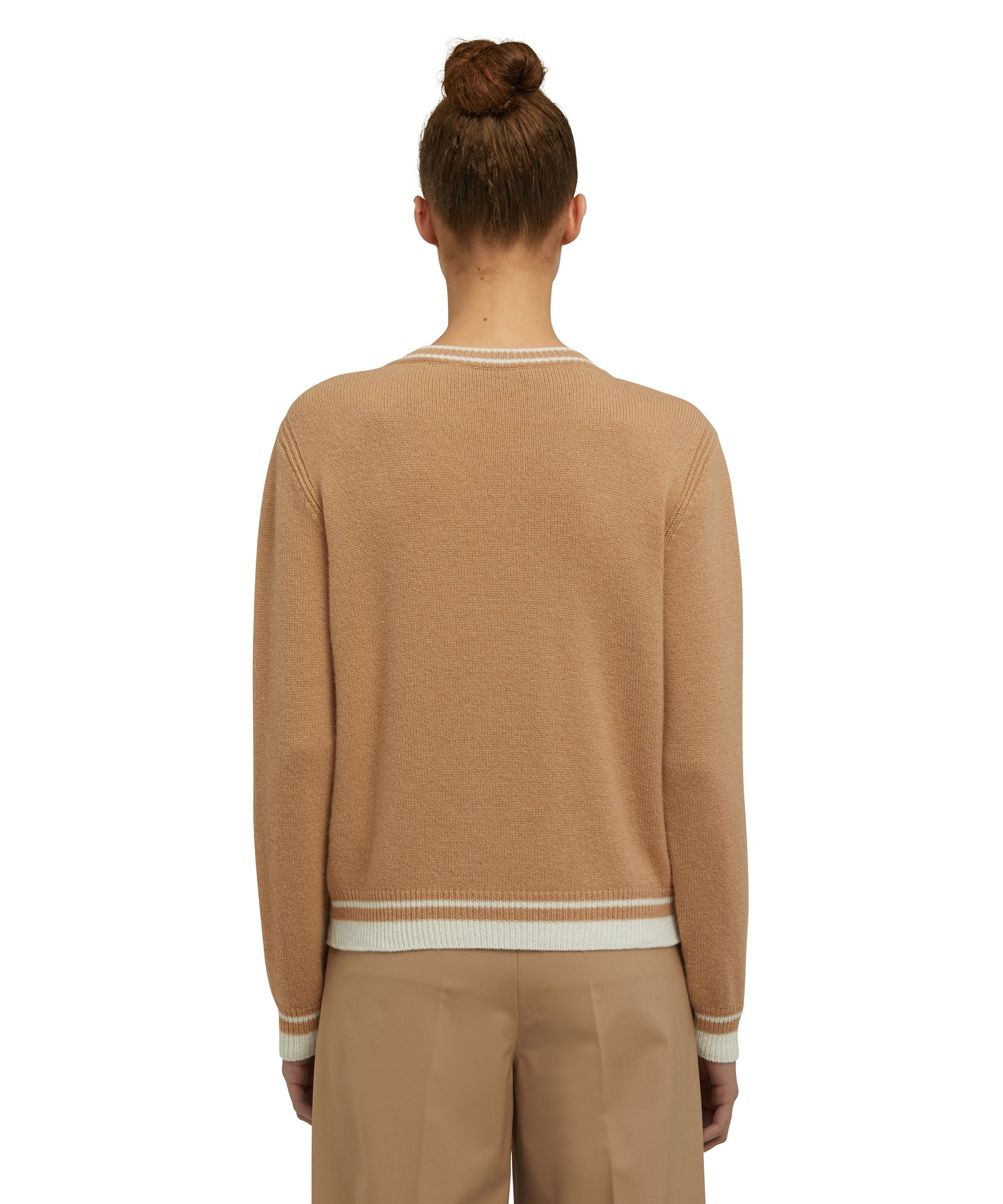 "MSGM Signature Cashemre blend" sweater - 4
