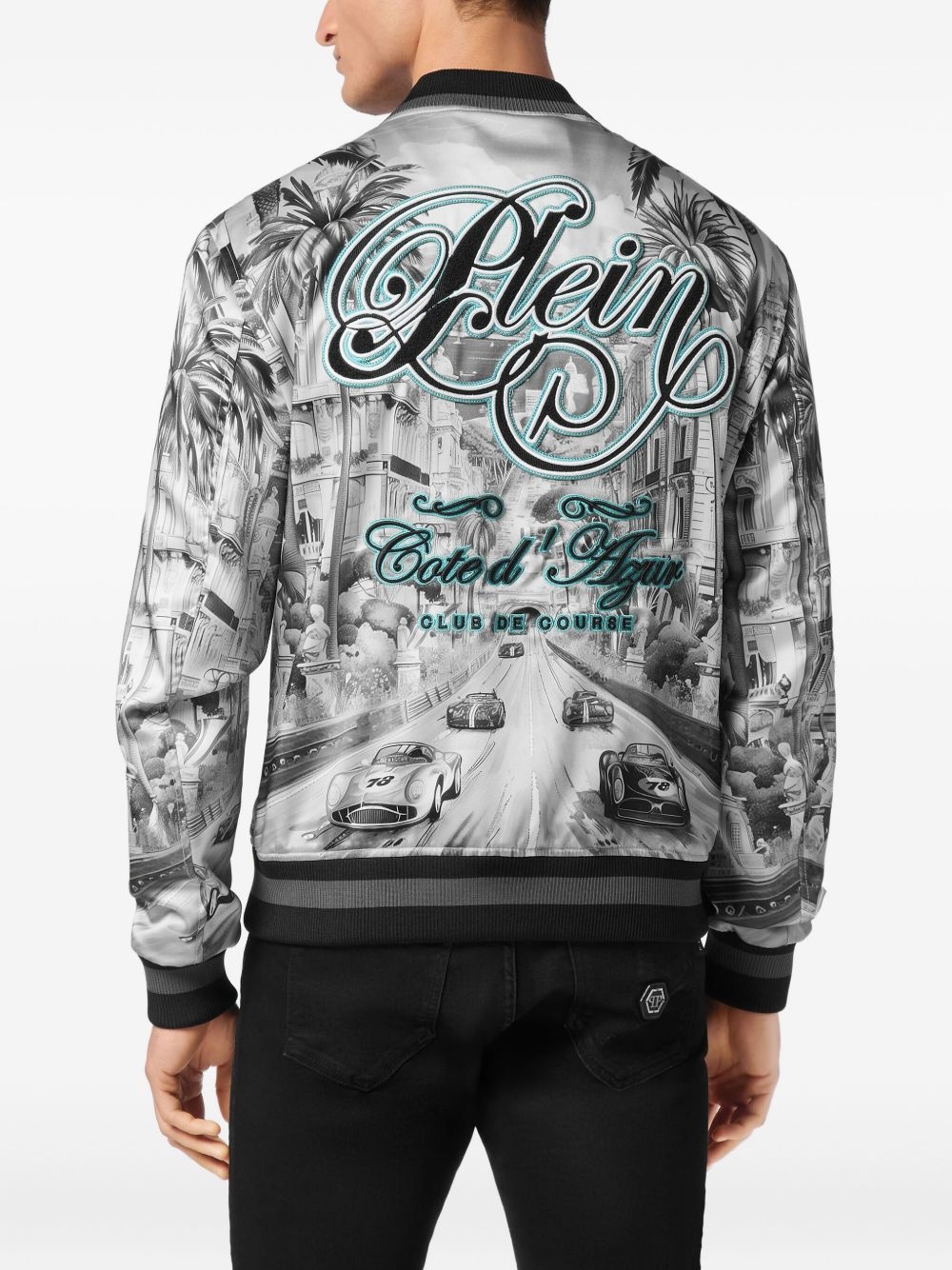 D'azur bomber jacket - 4