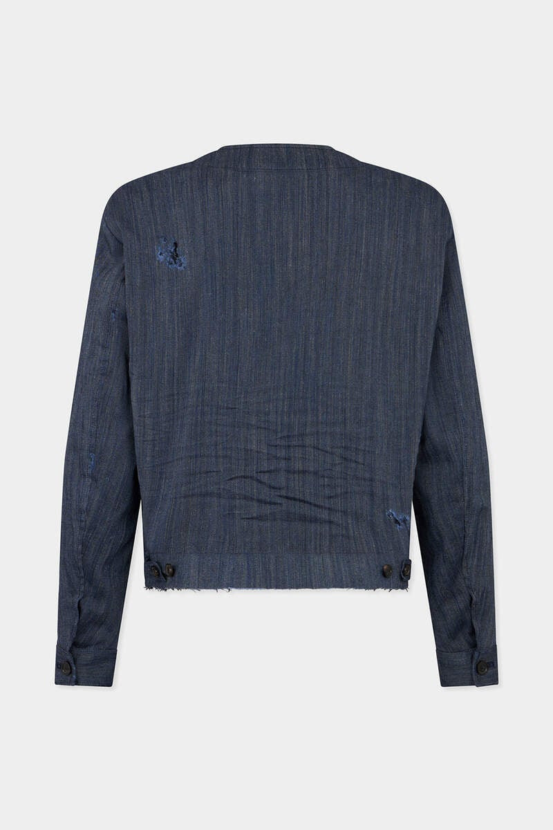 DSQUARED2 RIPPED AND RAW-CUT KABAN outlook