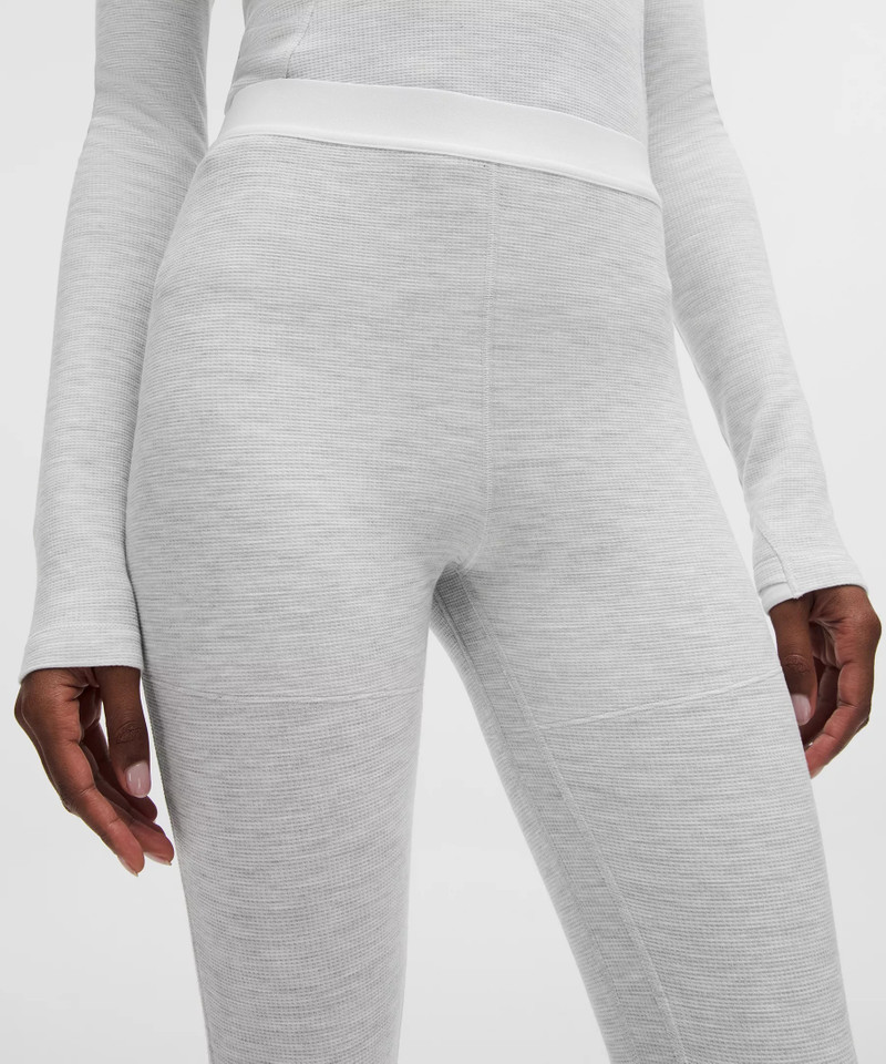 Waffle-Knit High-Rise Base Layer Tight 28" 4