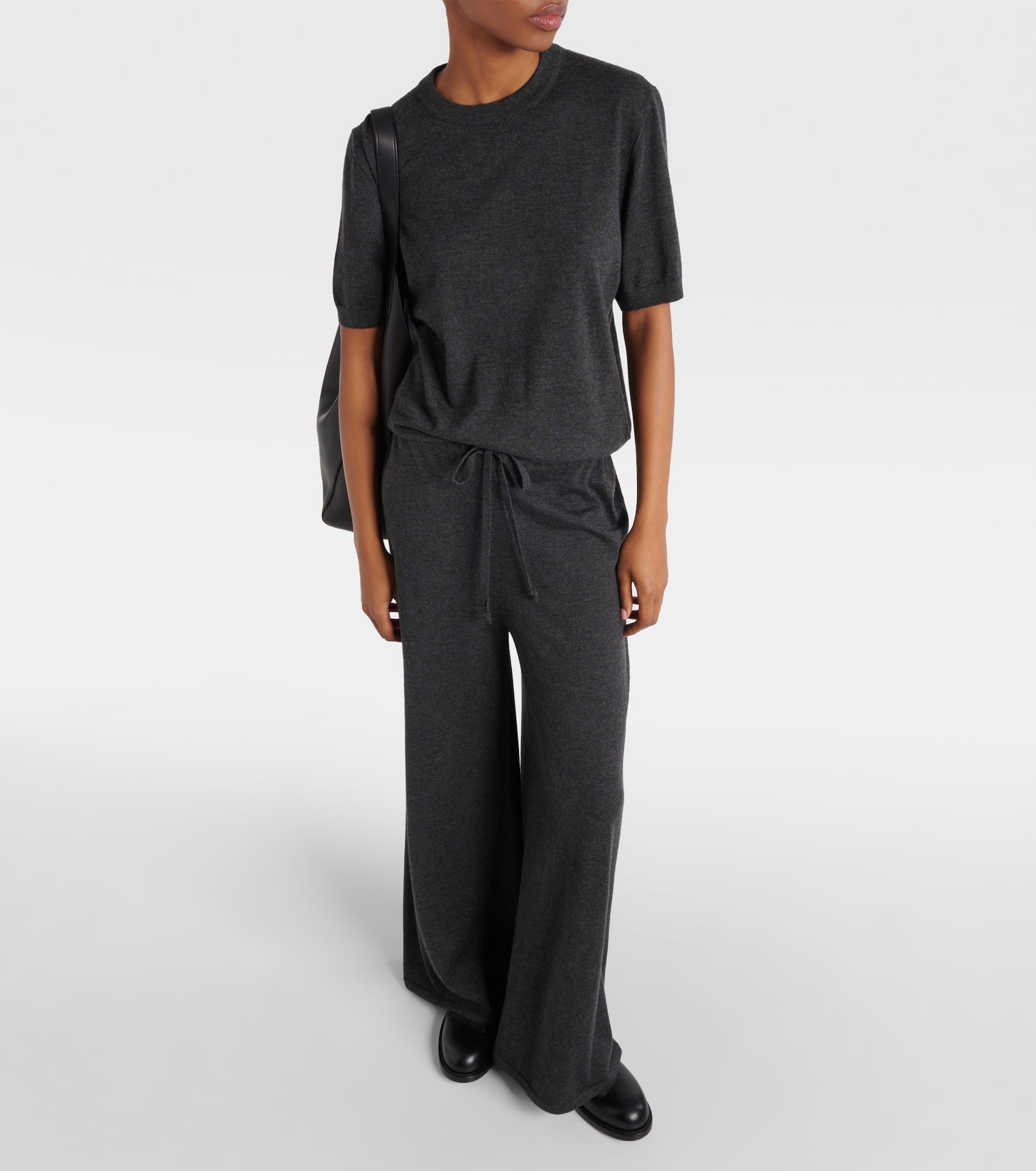 Helphine cashmere wide-leg pants - 2