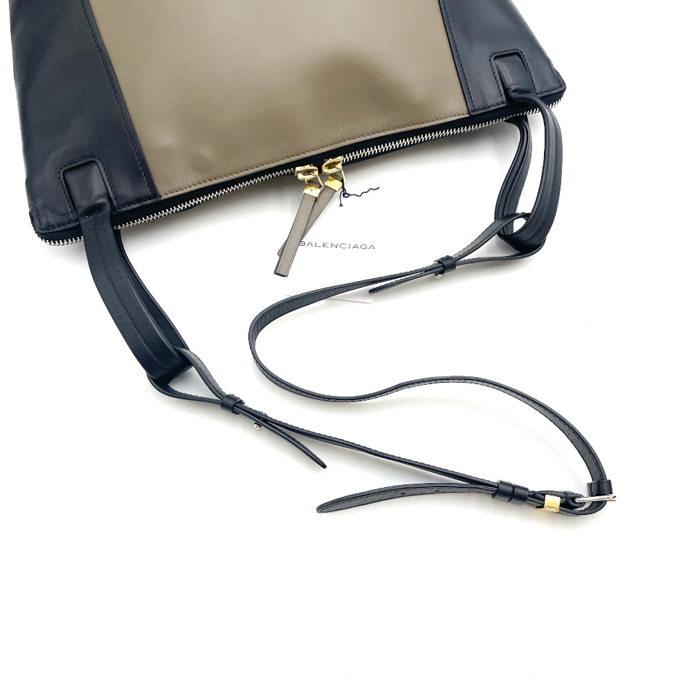 Balenciaga beige two-tone crossbody bag - 7