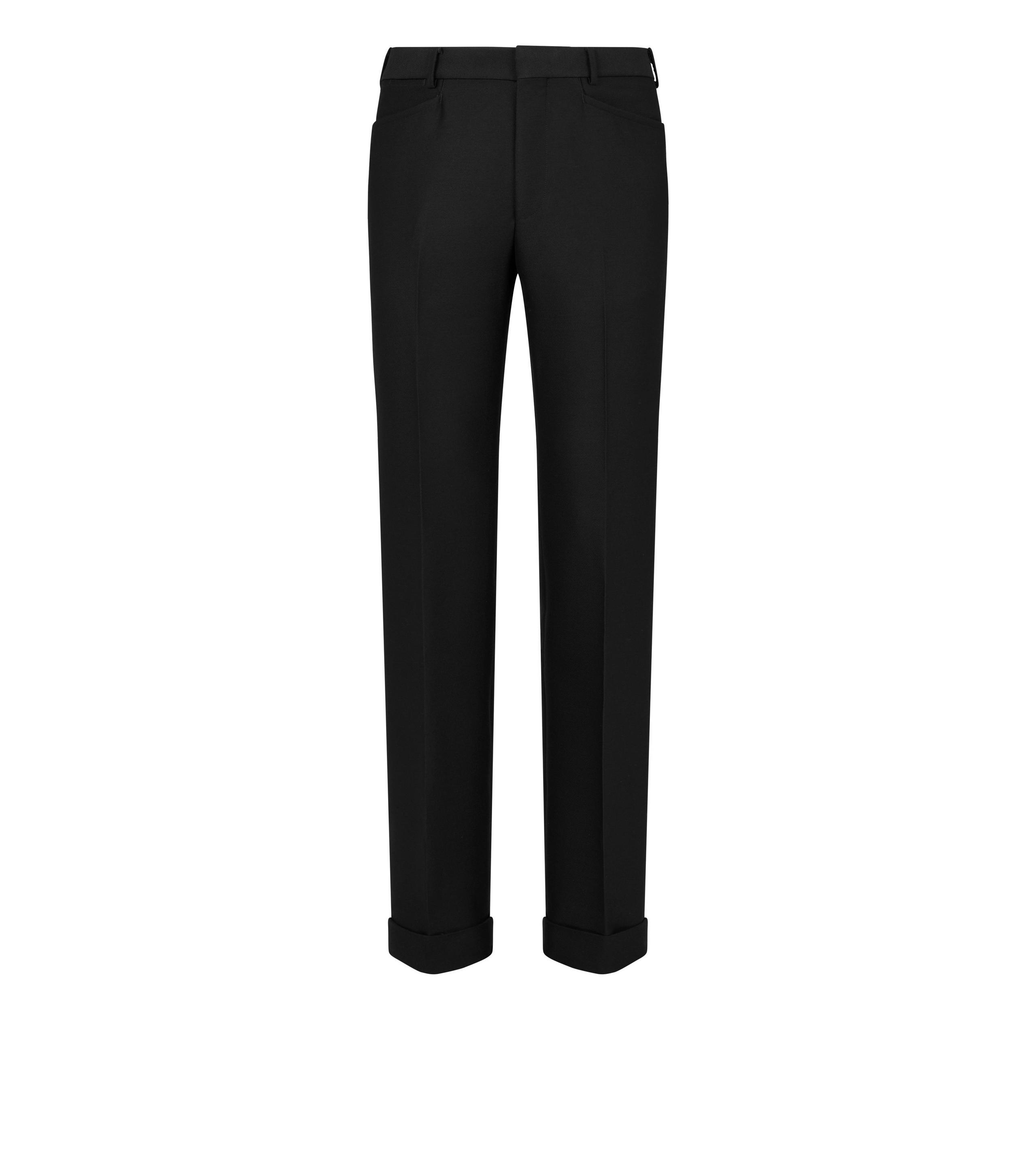 TECHNO GABARDINE ATTICUS WESTERN POCKET TROUSER - 1