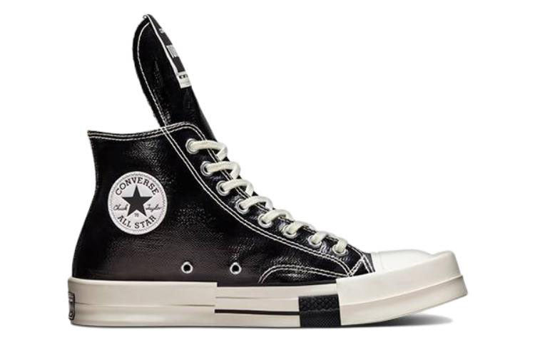 Converse Rick Owens x TURBODRK Chuck 70 High 'Black Lacquer' A01291C - 2
