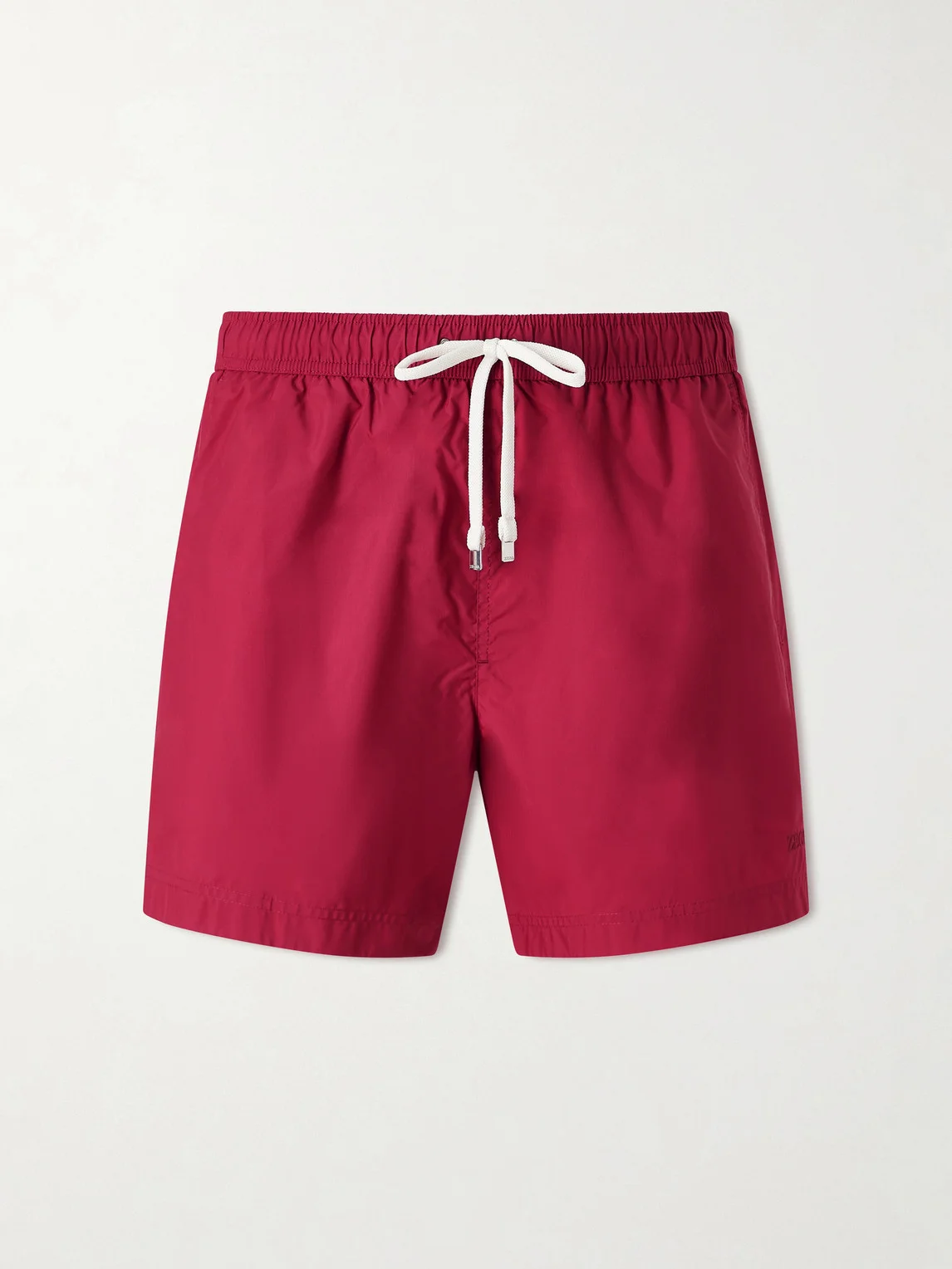 Straight-Leg Mid-Length Swim Shorts - 1
