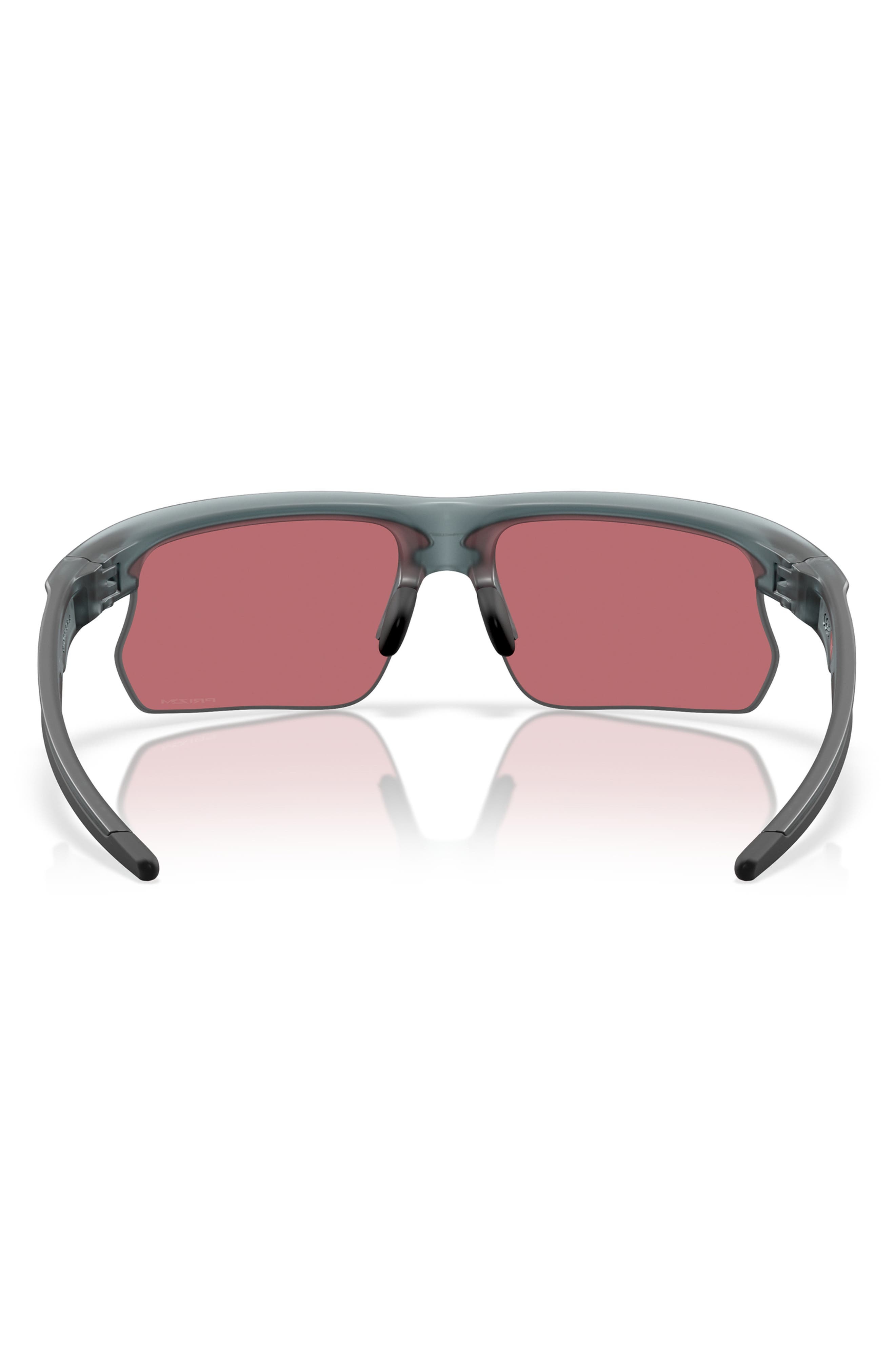 Oakley Bisphera 68mm Prizm™ Gradient Oversize Rectangular Sunglasses in Matte Crystal Black at Nords - 5