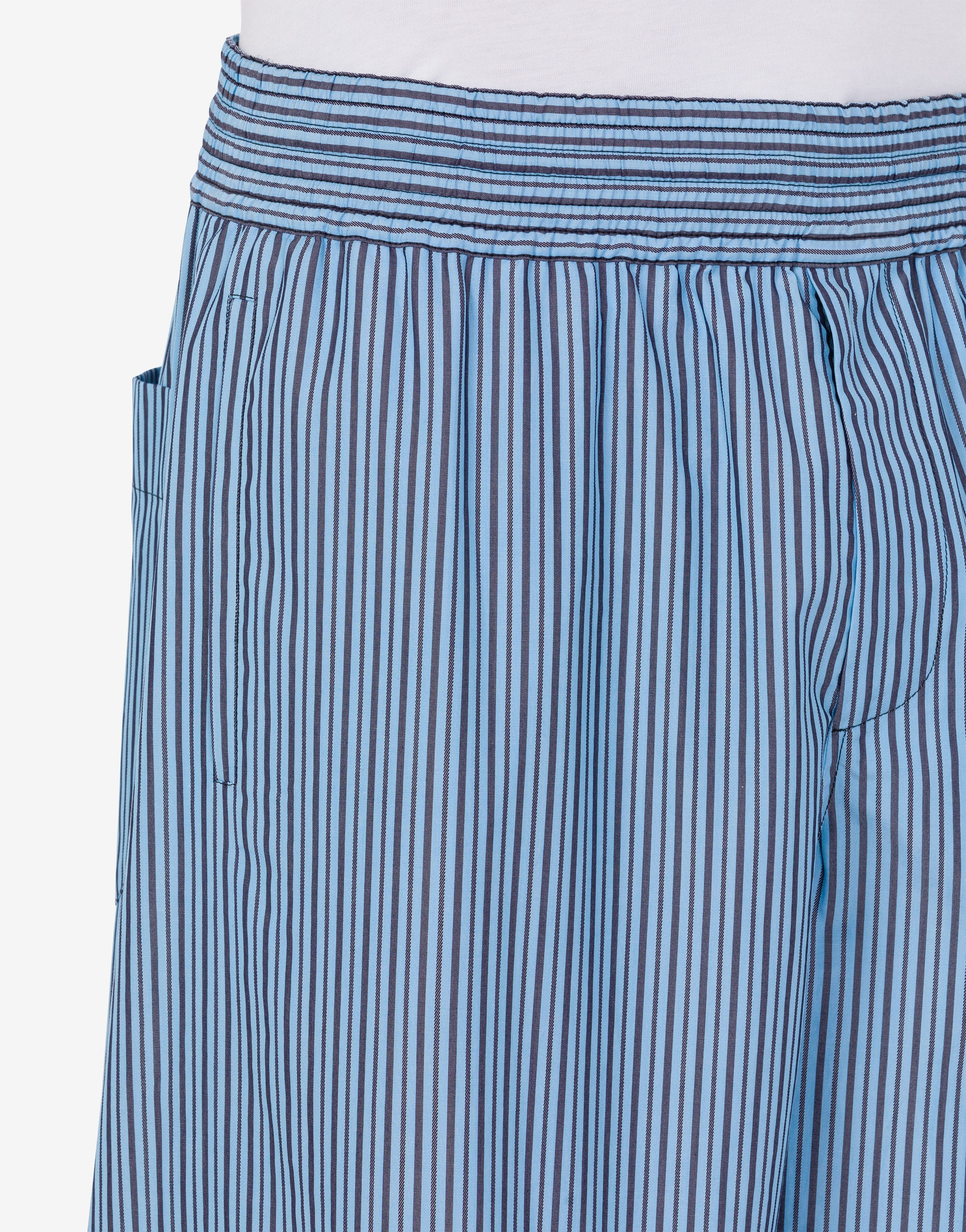 STRIPED POPLIN BERMUDA SHORTS - 4