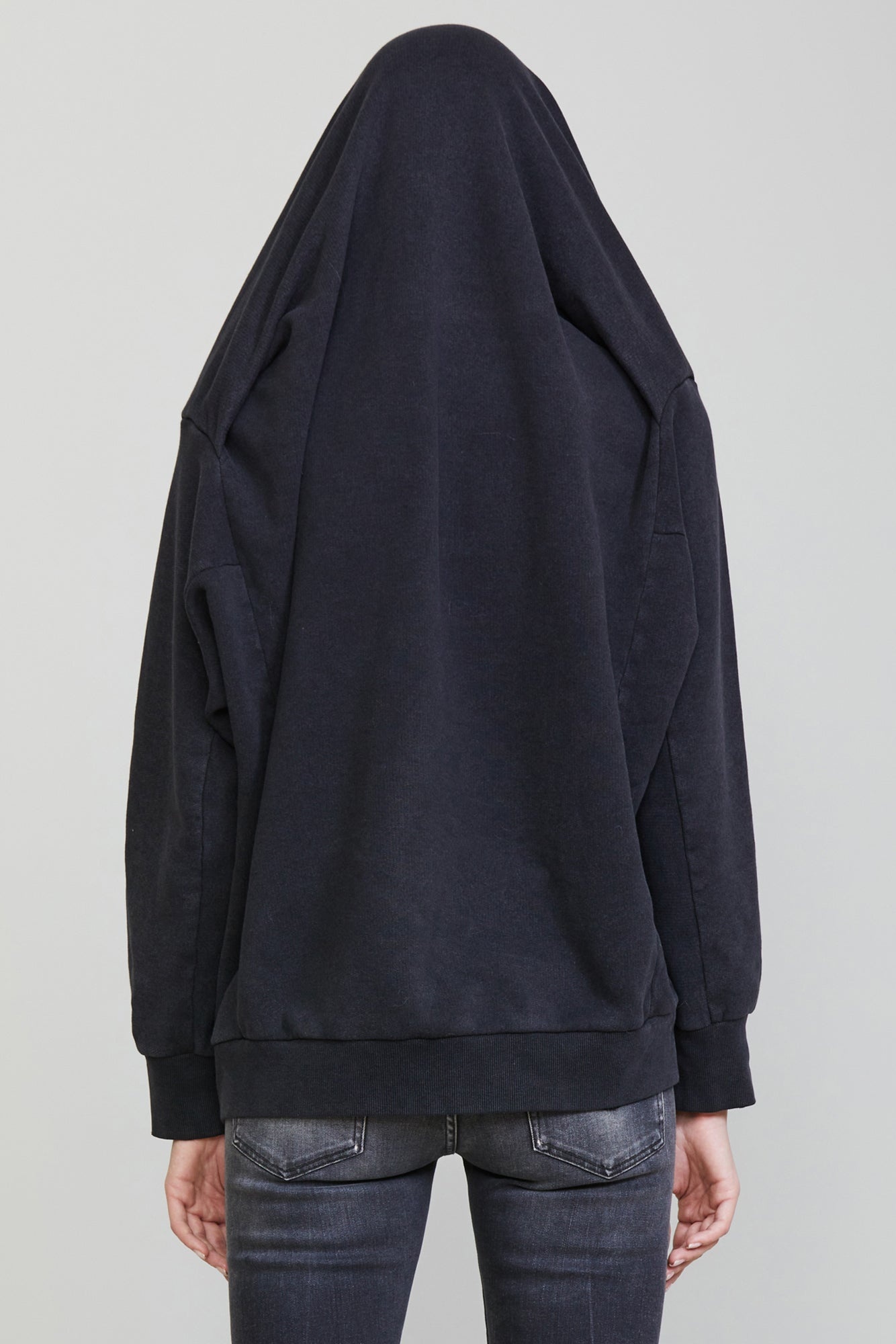 CONVERTIBLE CREWNECK - ACID BLACK - 7