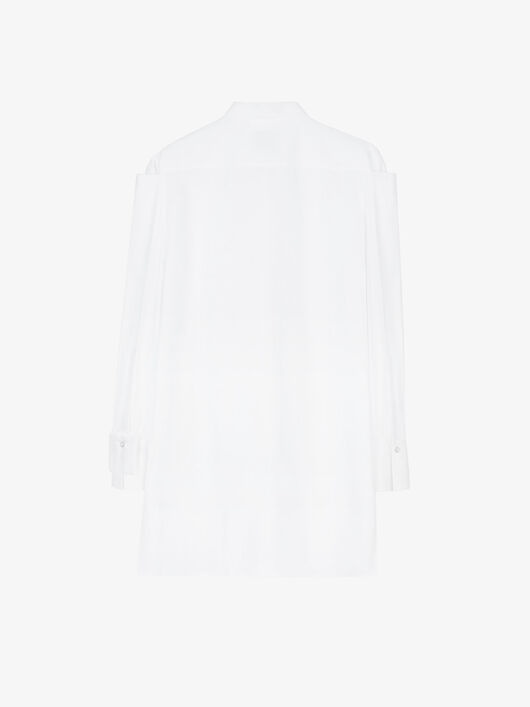 SHIRT DRESS IN COTTON FAILLE - 2