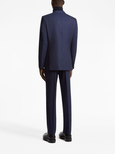 ZEGNA Oasi single-breasted cashmere suit outlook