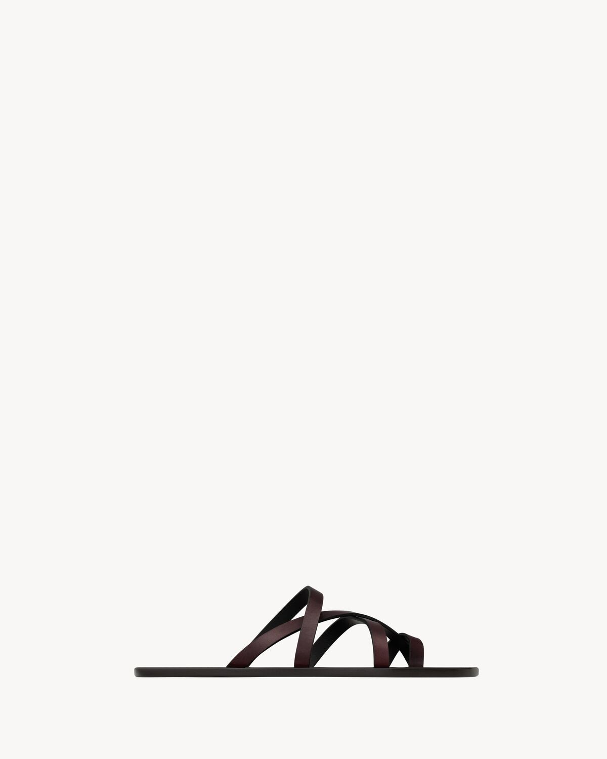 CULVER SLIDES IN SMOOTH LEATHER - 1