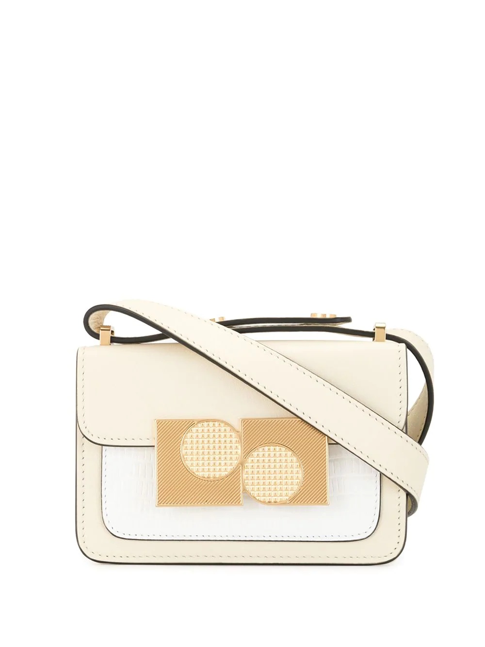 brass-embellished mini satchel - 1