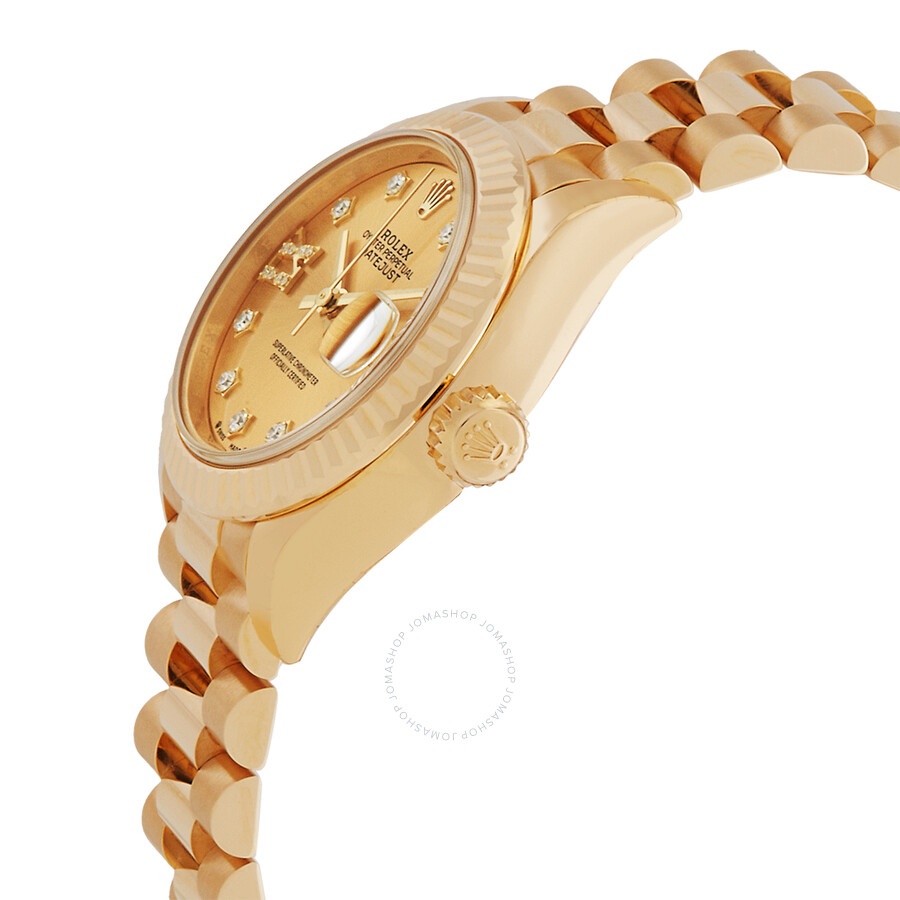 Rolex Lady Datejust Automatic Diamond Champagne Dial Ladies Watch 279178CRDP - 2
