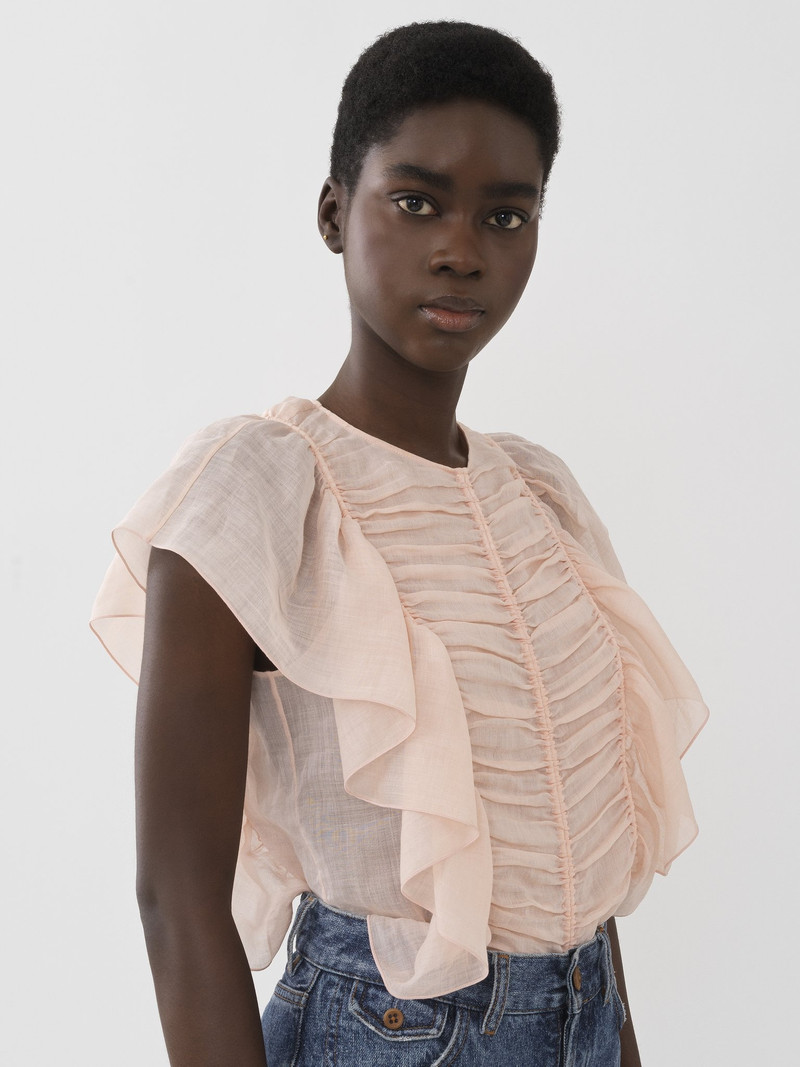 SLEEVELESS RUFFLE TOP 6