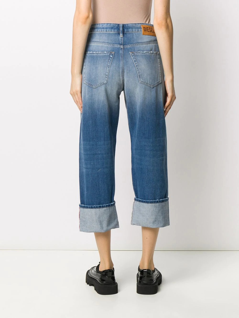 D-Reggy high-rise cropped jeans - 4