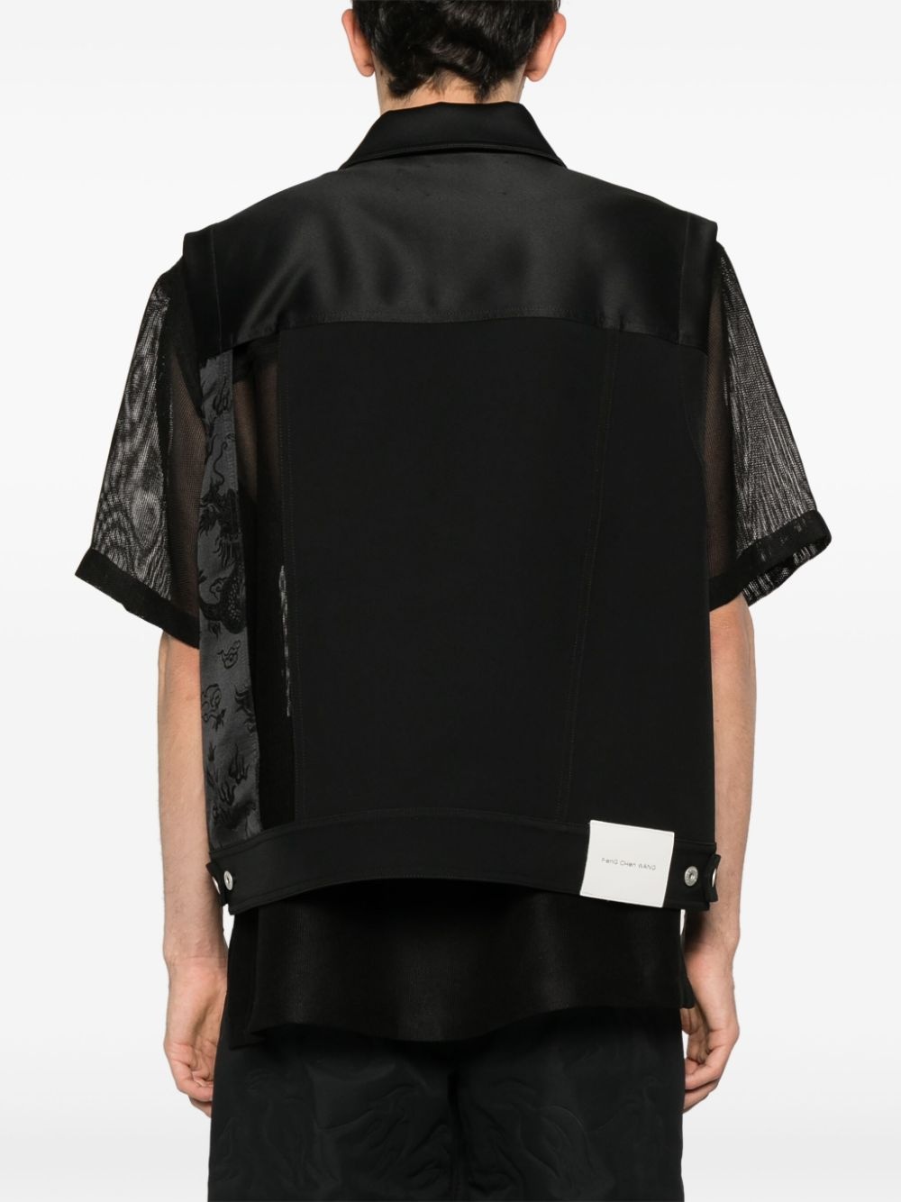 layered cut-out vest - 4