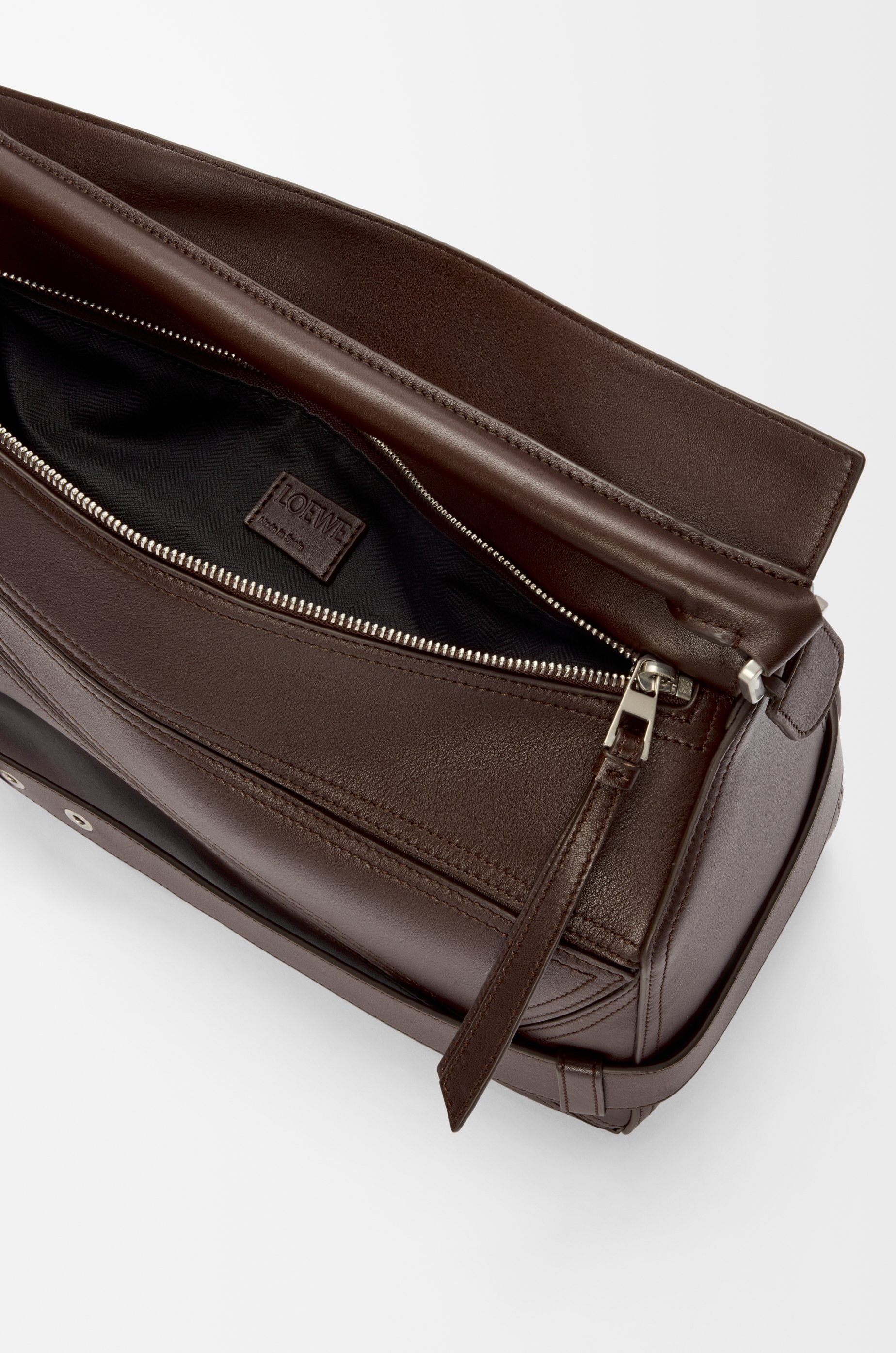 Large Puzzle Biker bag in shiny calfskin - 8