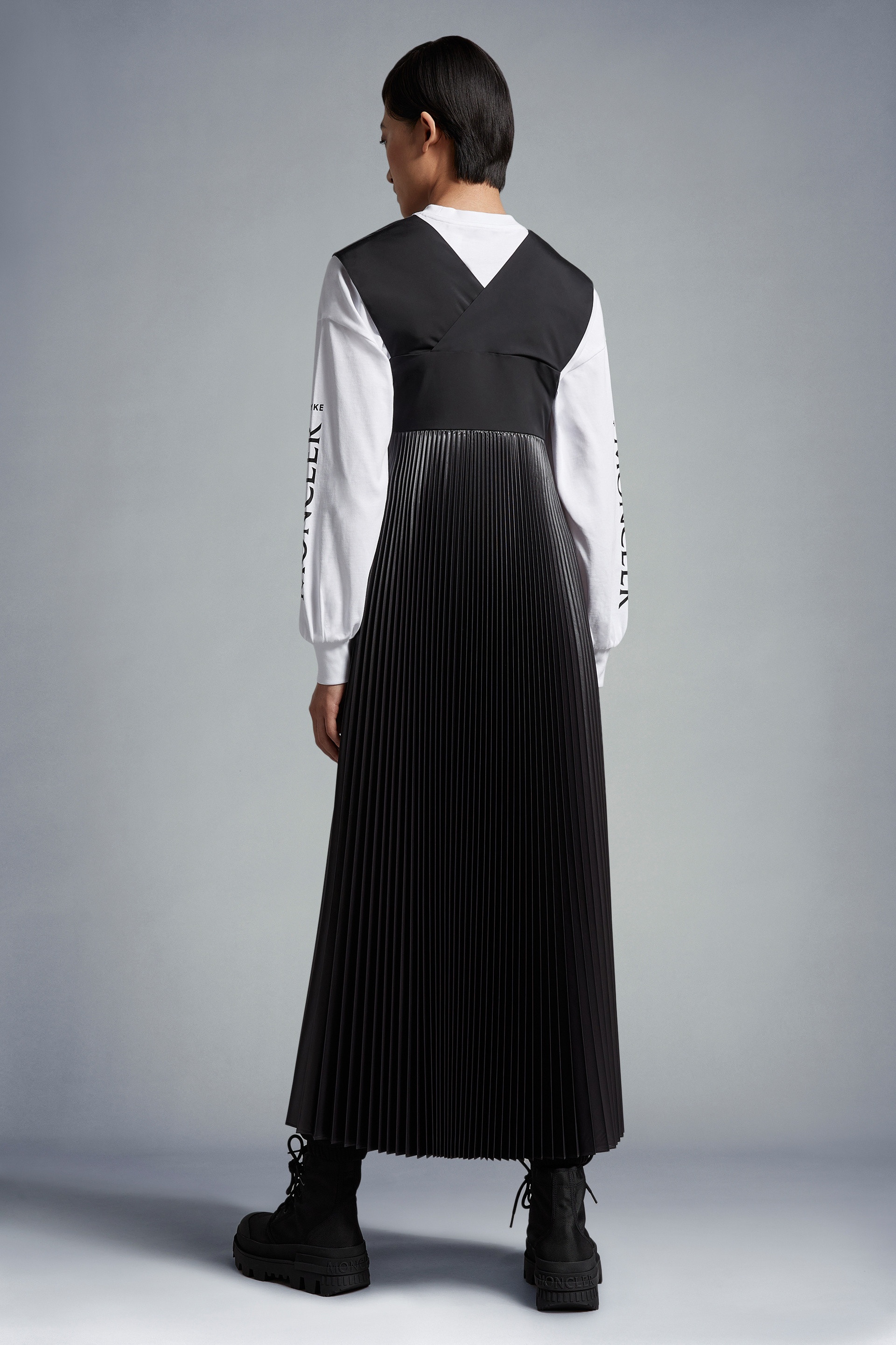 Pleated Maxi Dress - 5