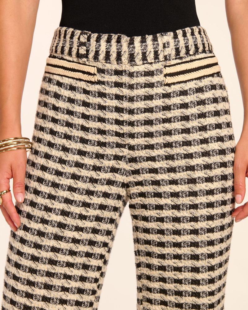 Raven Tweed Wide Leg Pant 4