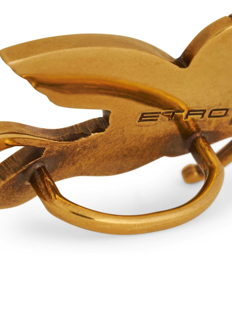 Etro Pegaso-motif scarf pin outlook