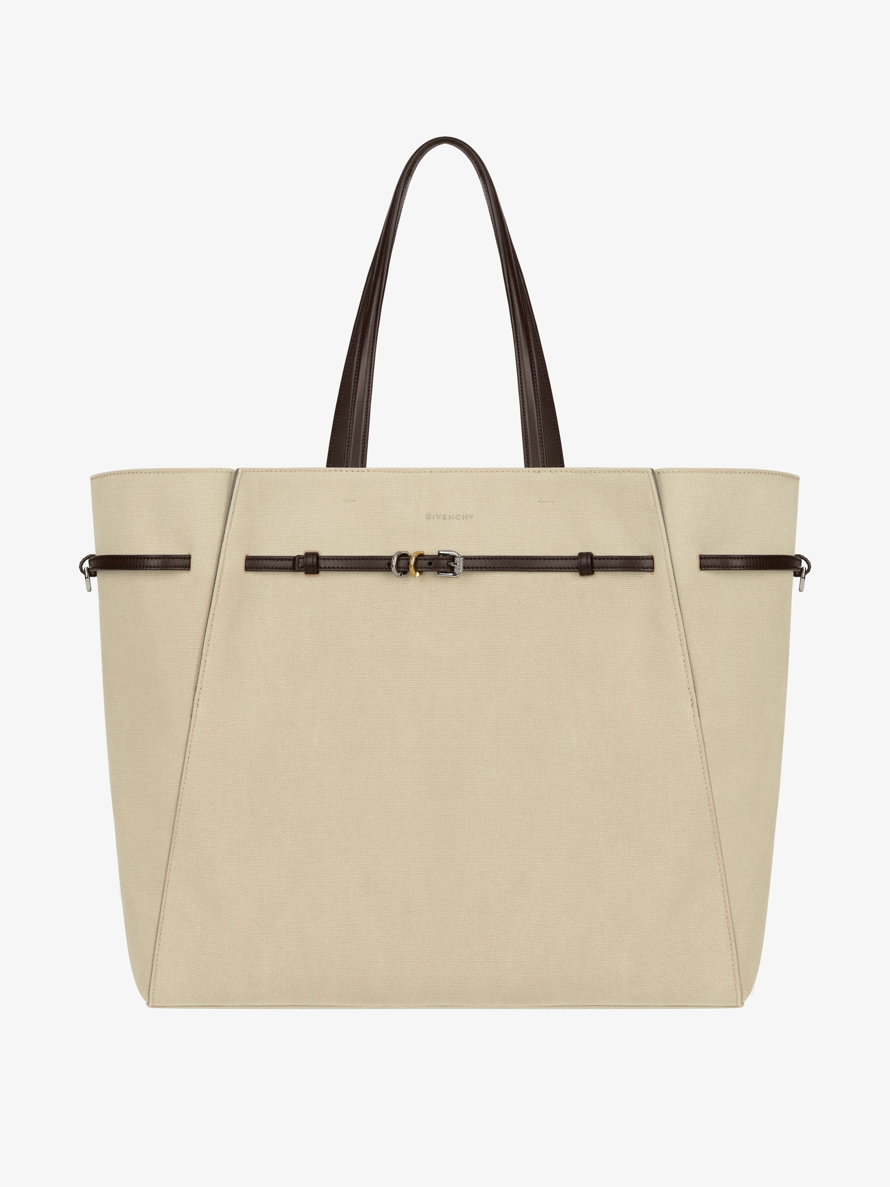LARGE VOYOU TOTE BAG IN CANVAS - 1