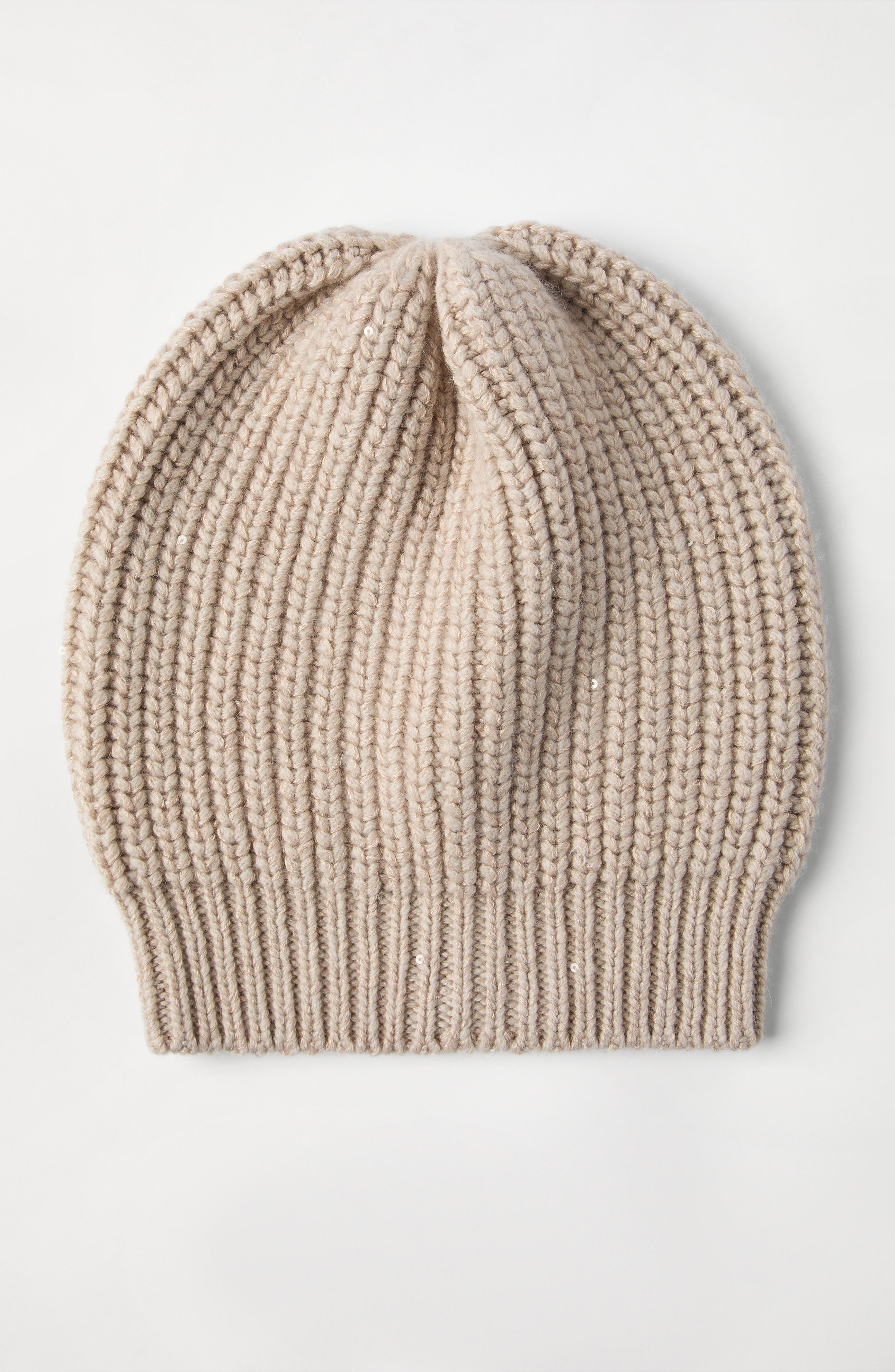 Brunello Cucinelli Cashmere and silk beanie in Beige at Nordstrom - 2