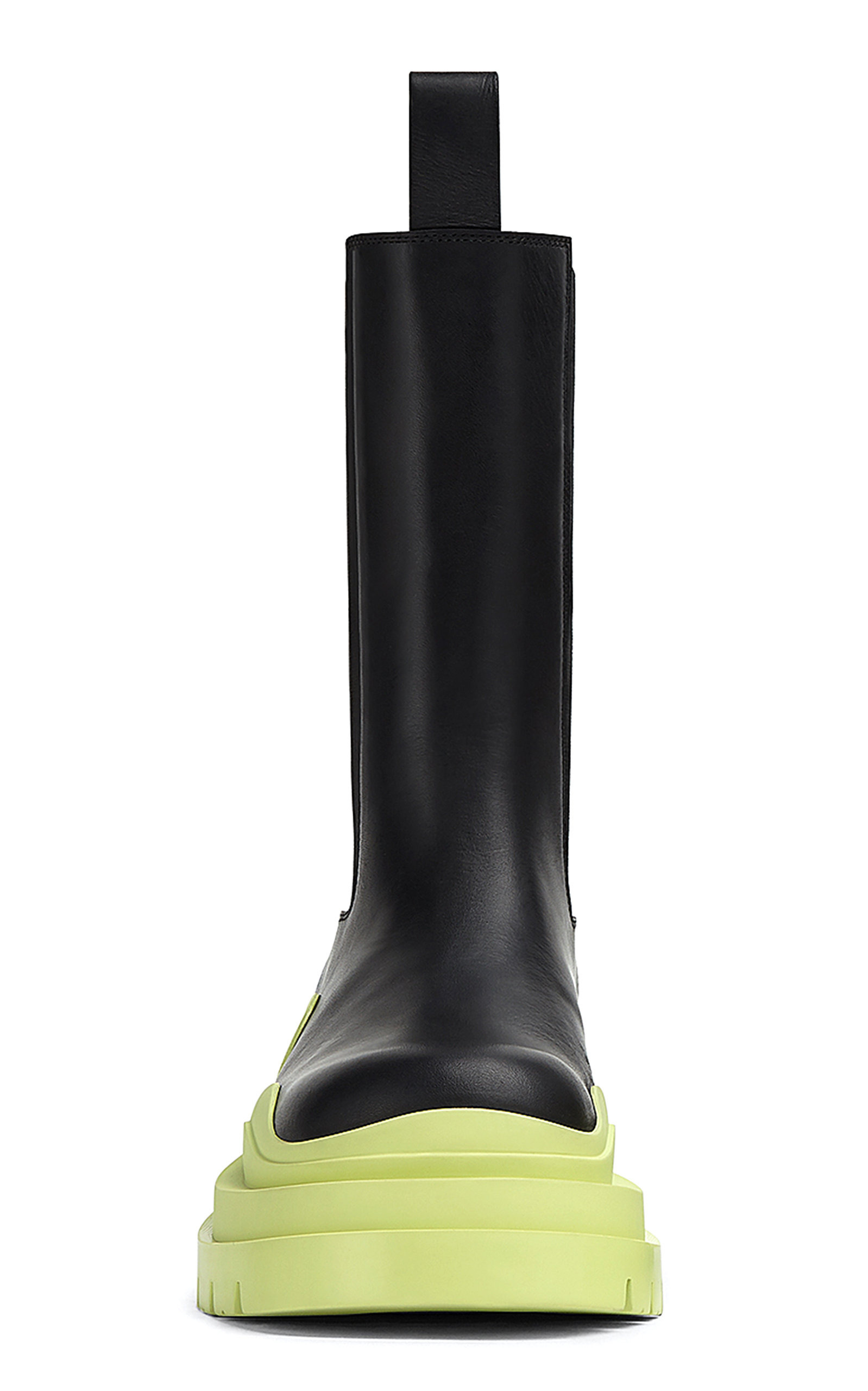 The Tire Leather Ankle Boots green - 5