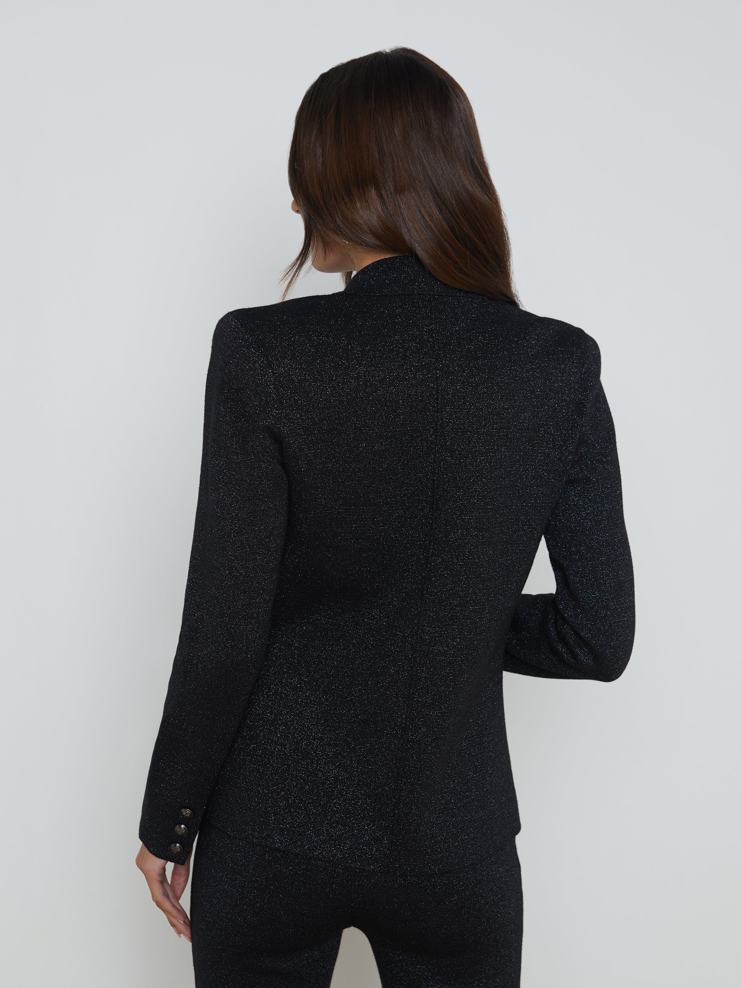 Kenzie Metallic Knit Blazer - 6
