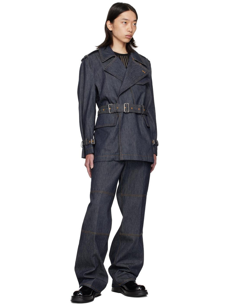 Helmut Lang Indigo Rider Denim Jacket outlook