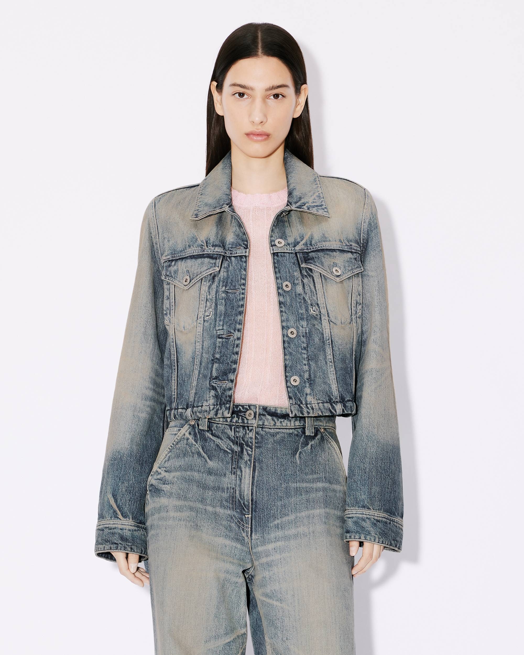 Japanese denim trucker jacket - 3