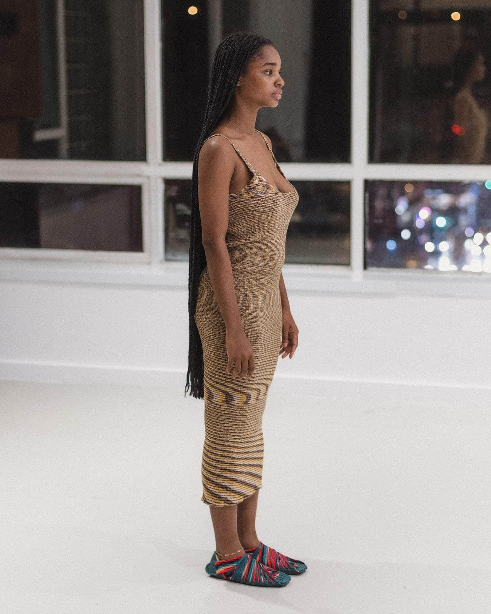 Flute Dress - Organic Cotton Knit - 3