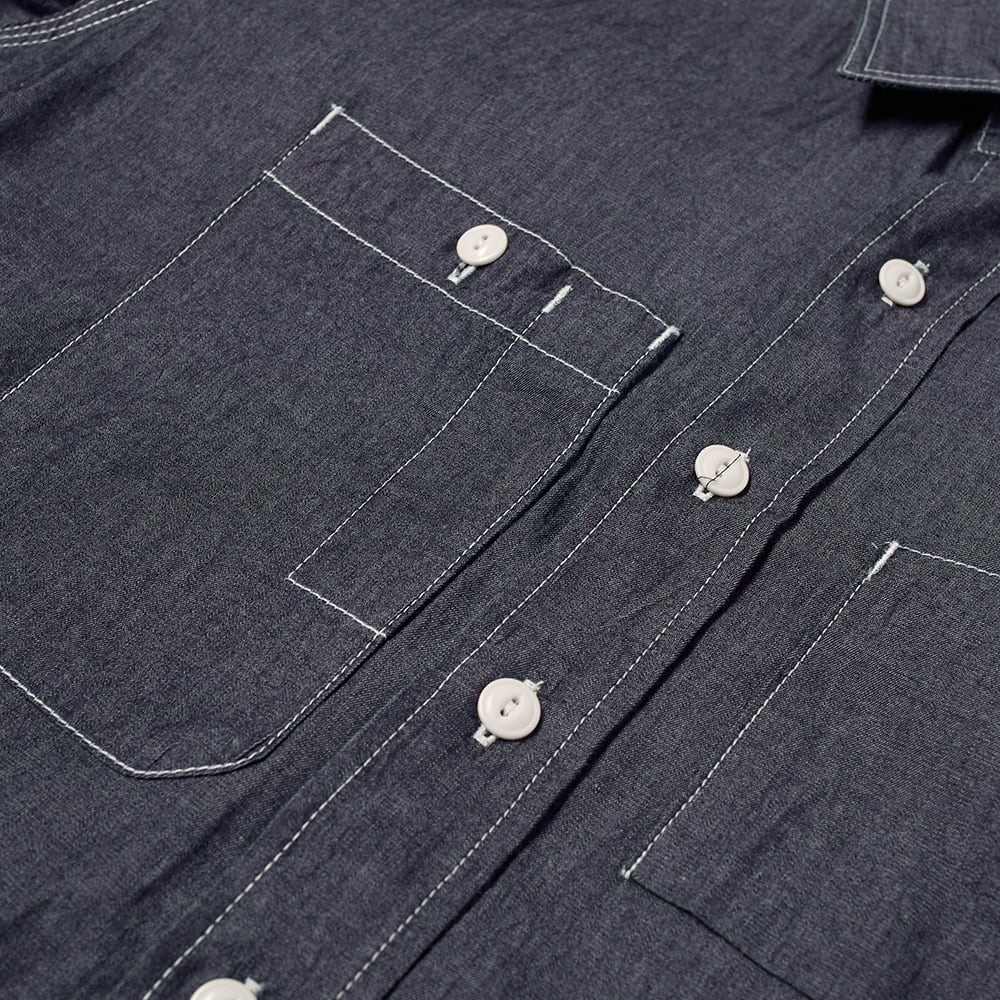 Engineered Garments Indigo Work Shirt - 2